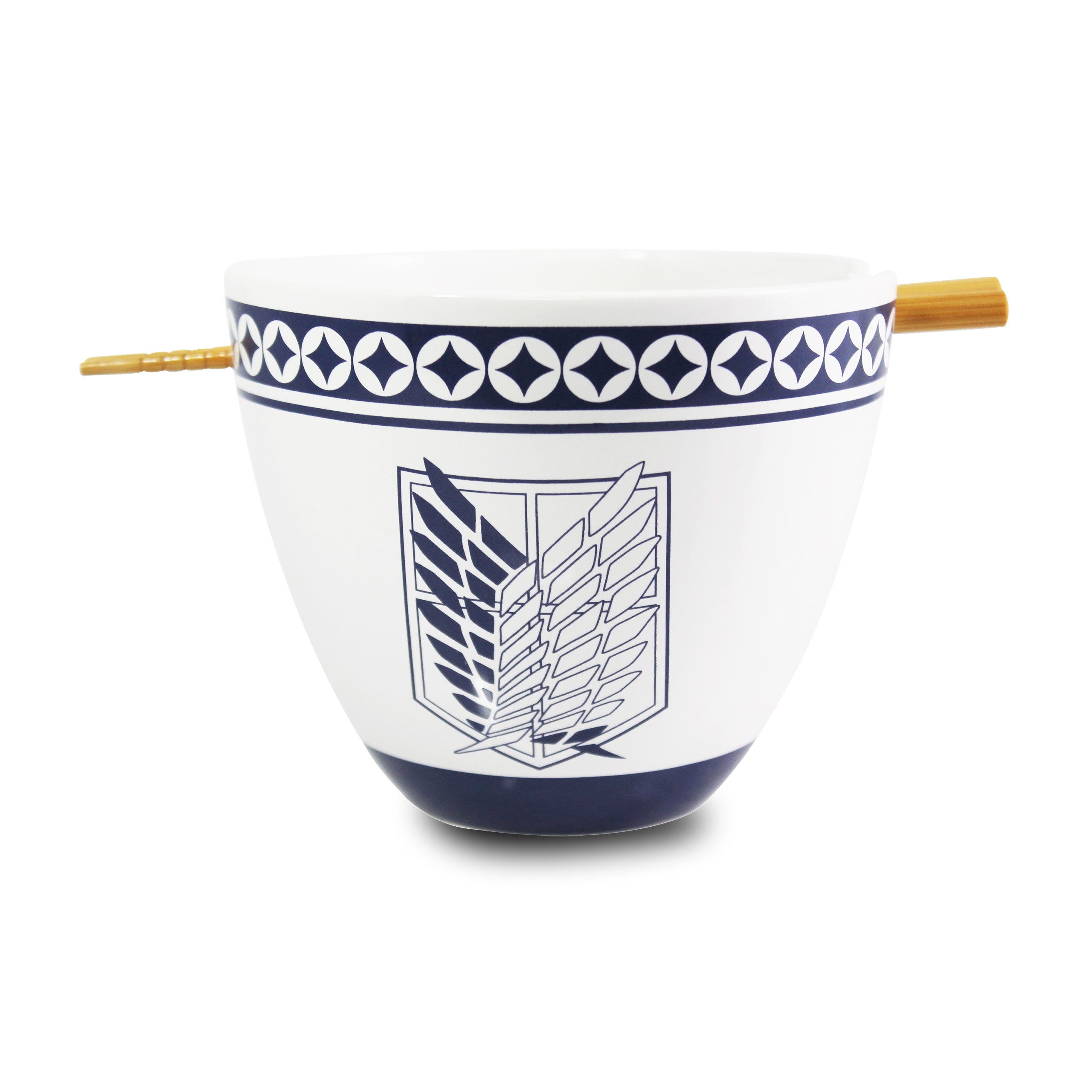Product image Attack on Titan - Scout Symbol Ramen Bowl with Chopsticks
