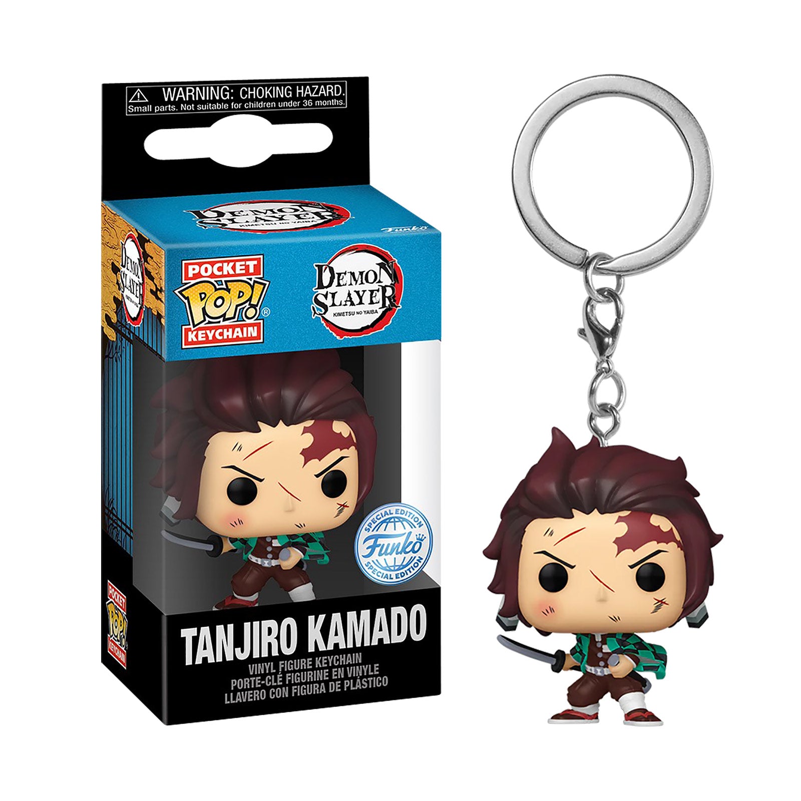 Product image Demon Slayer - Tanjiro Kamado Funko Pop Keychain