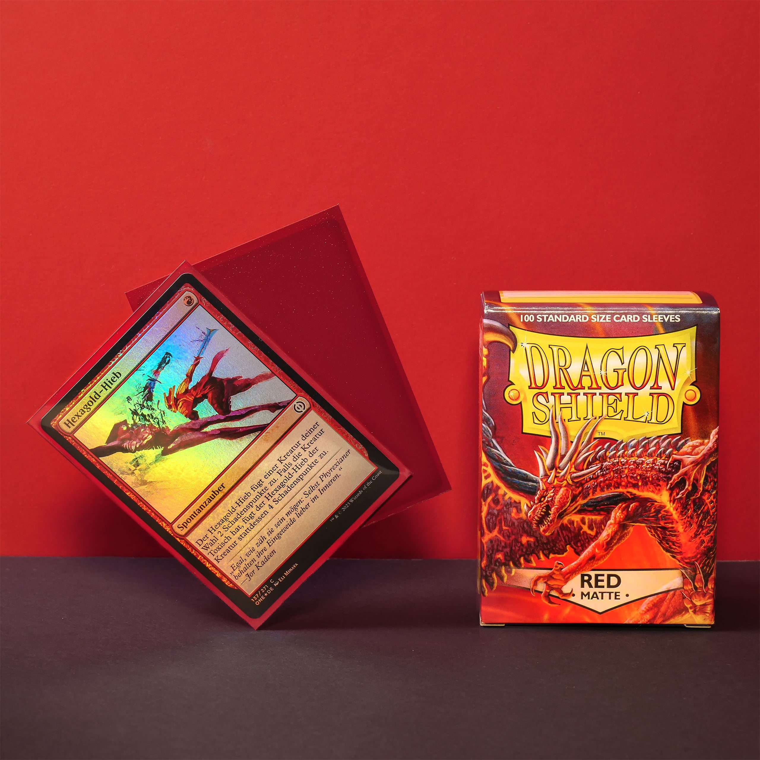 Product image Dragon Shield - Card Sleeves 100 Set Red