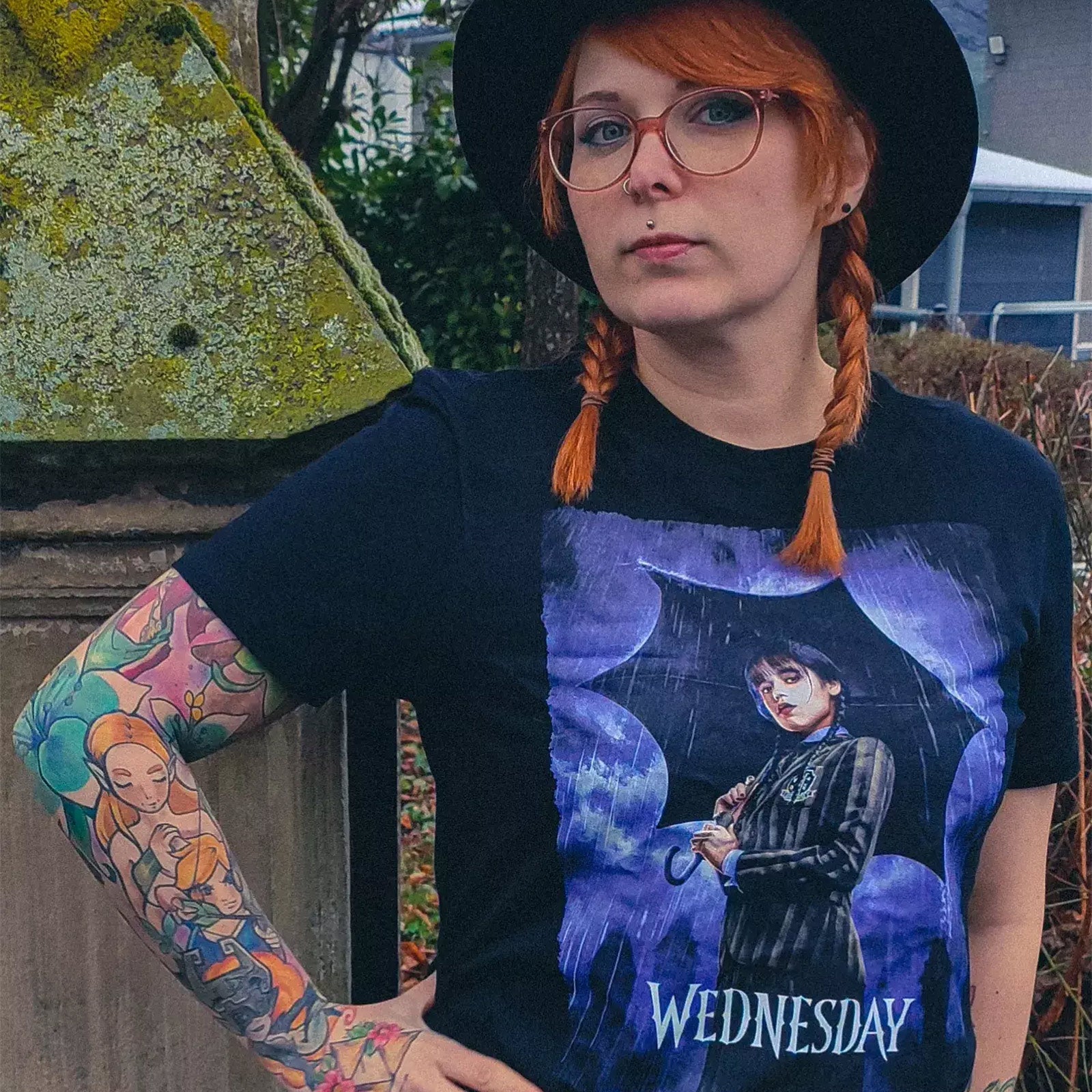 Product image Wednesday - Teaser Poster T-Shirt black
