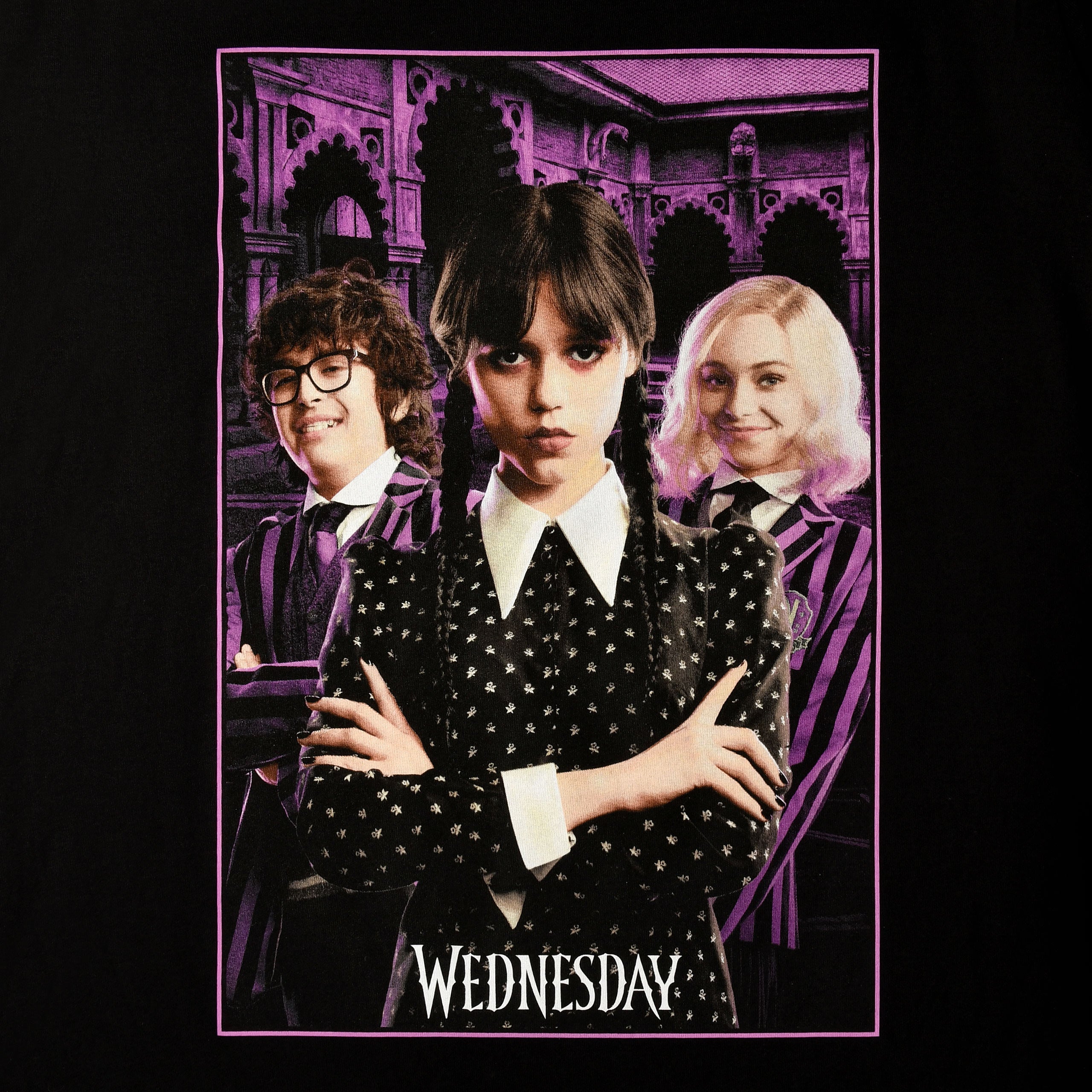 Product image Wednesday with Enid and Eugene Collage T-Shirt black