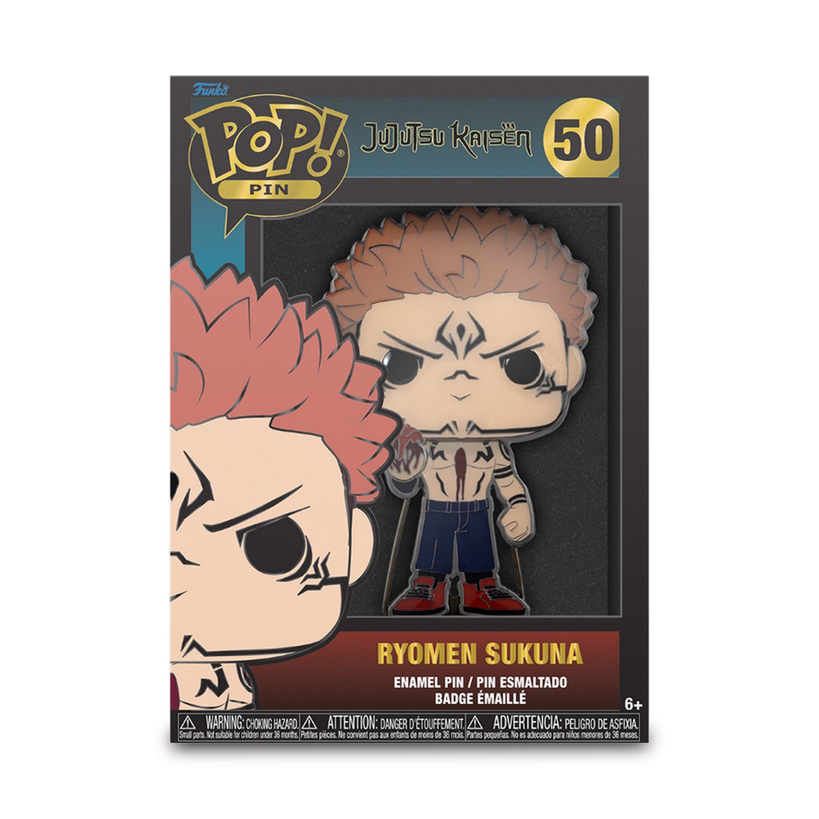 Product image Jujutsu Kaisen - Sukuna Funko Pop Pin 10cm