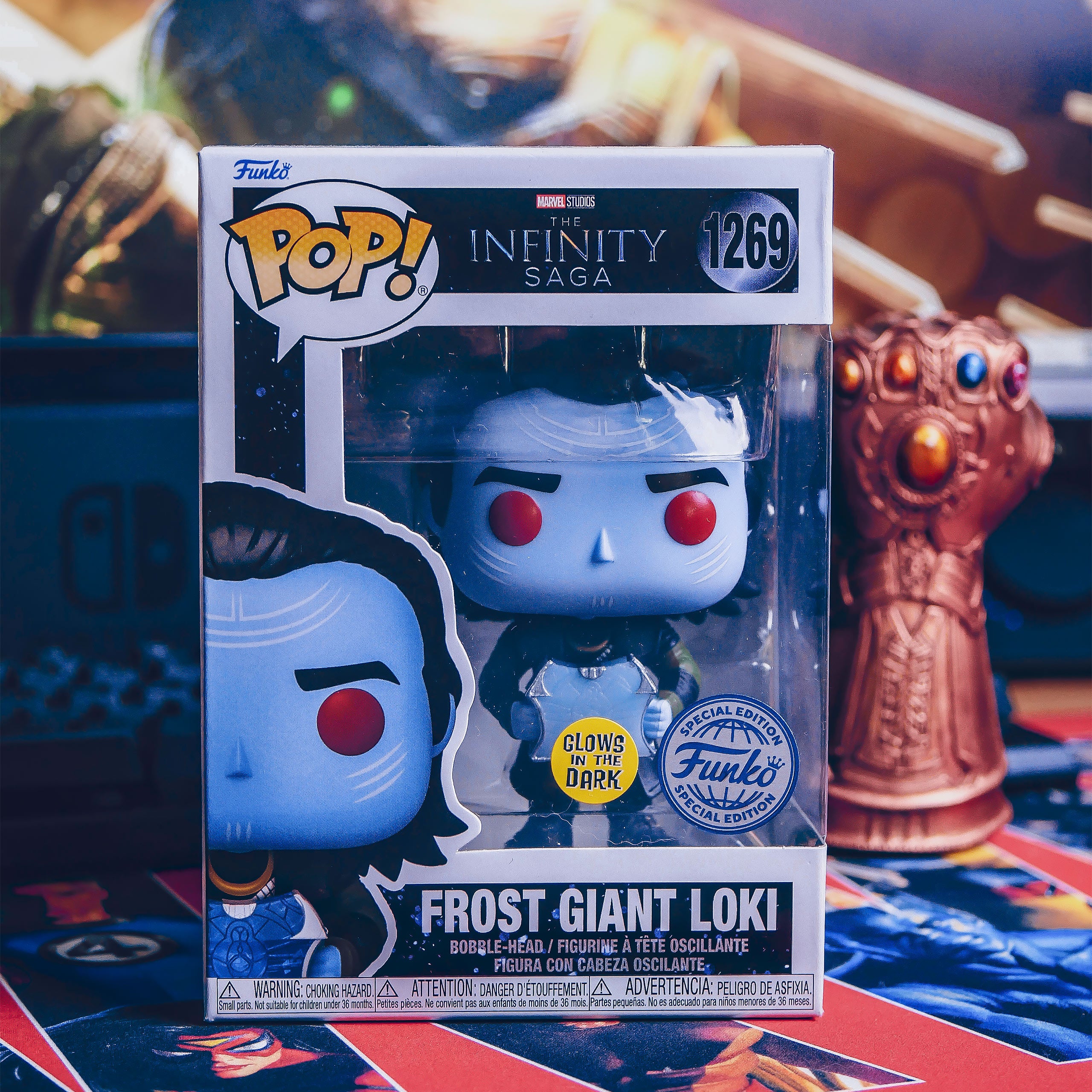 Product image Frost Giant Loki Glow in the Dark Funko Pop Figure - Marvel