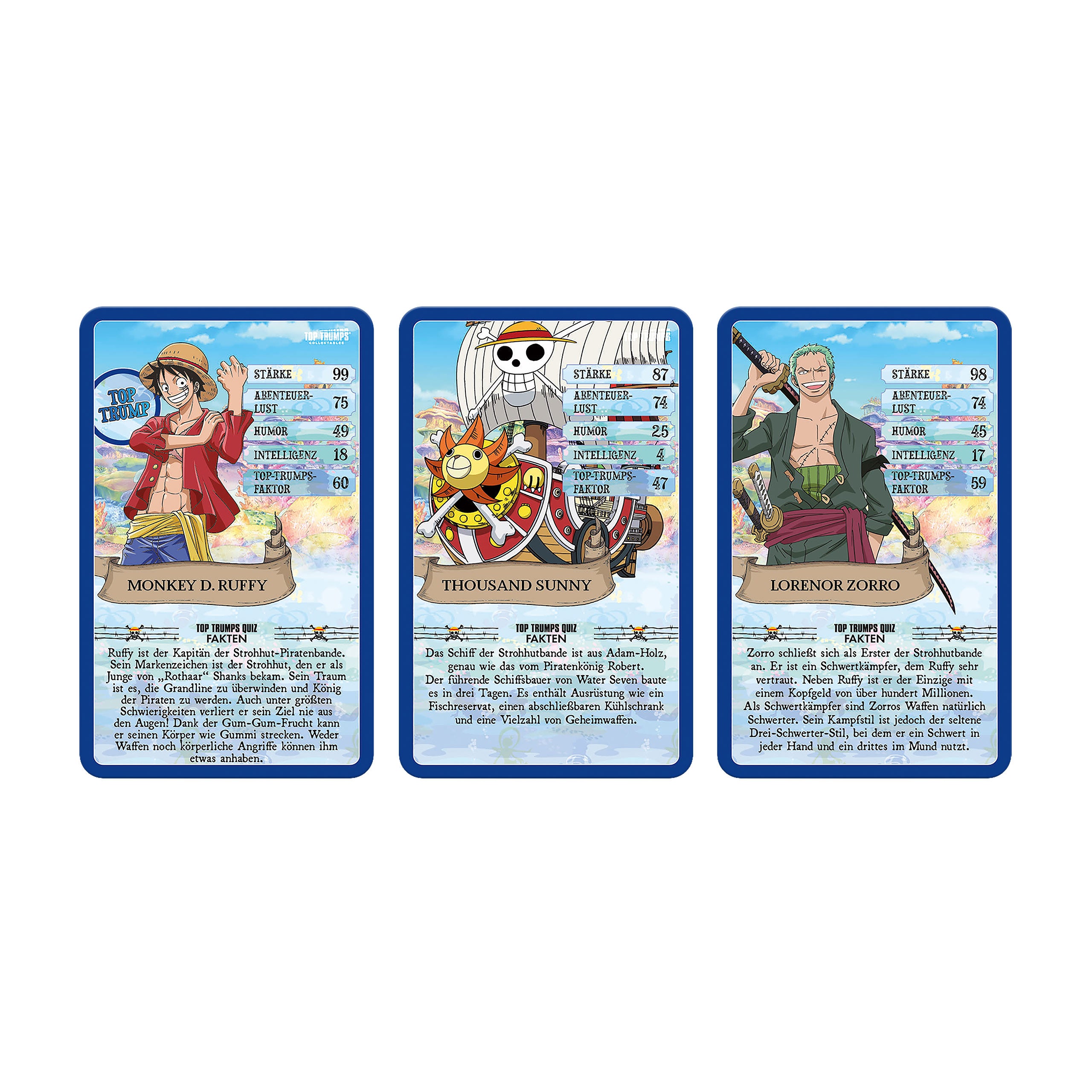 Product image One Piece - Top Trumps Playing Cards