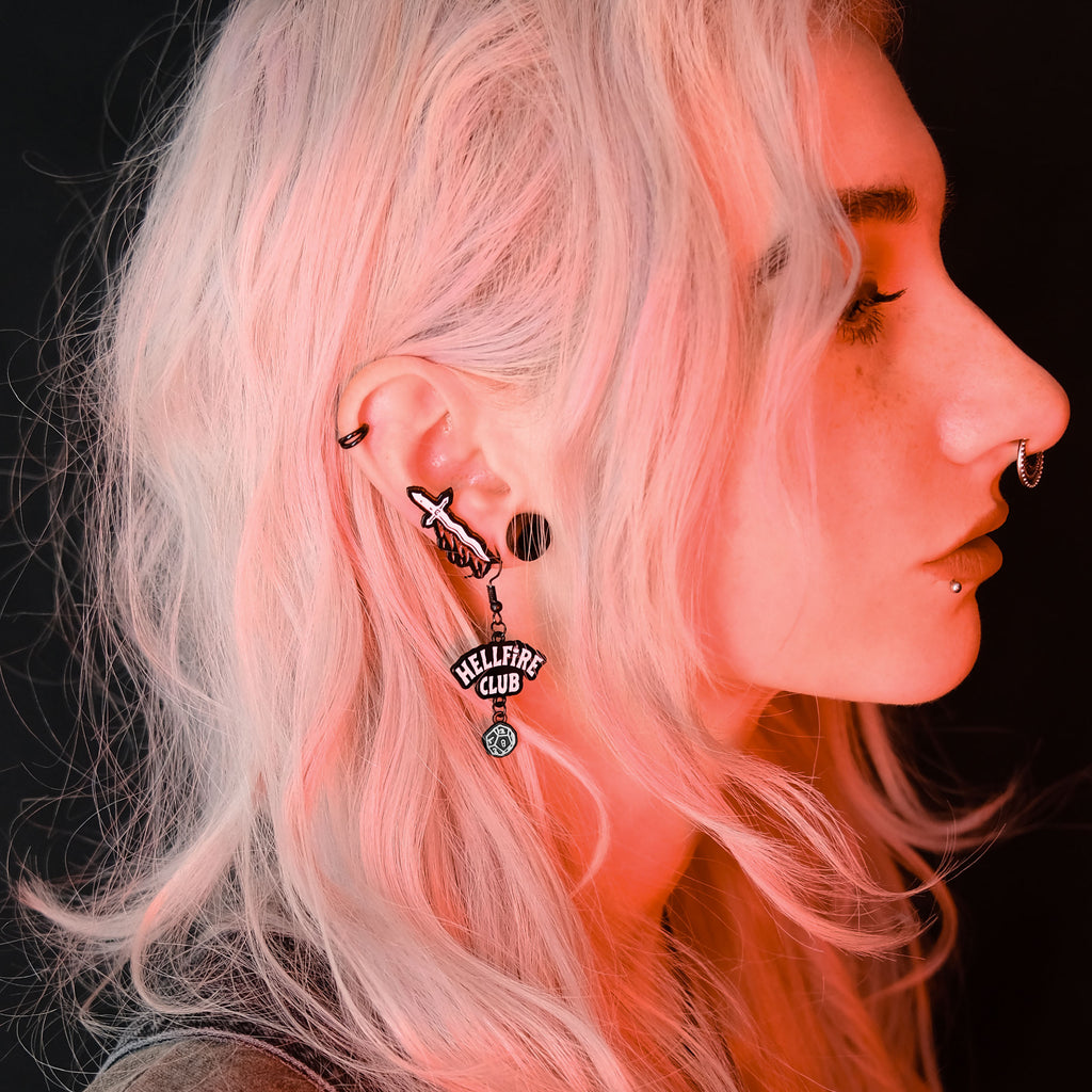 Product image Stranger Things - Hellfire Club Earrings 3-piece Set