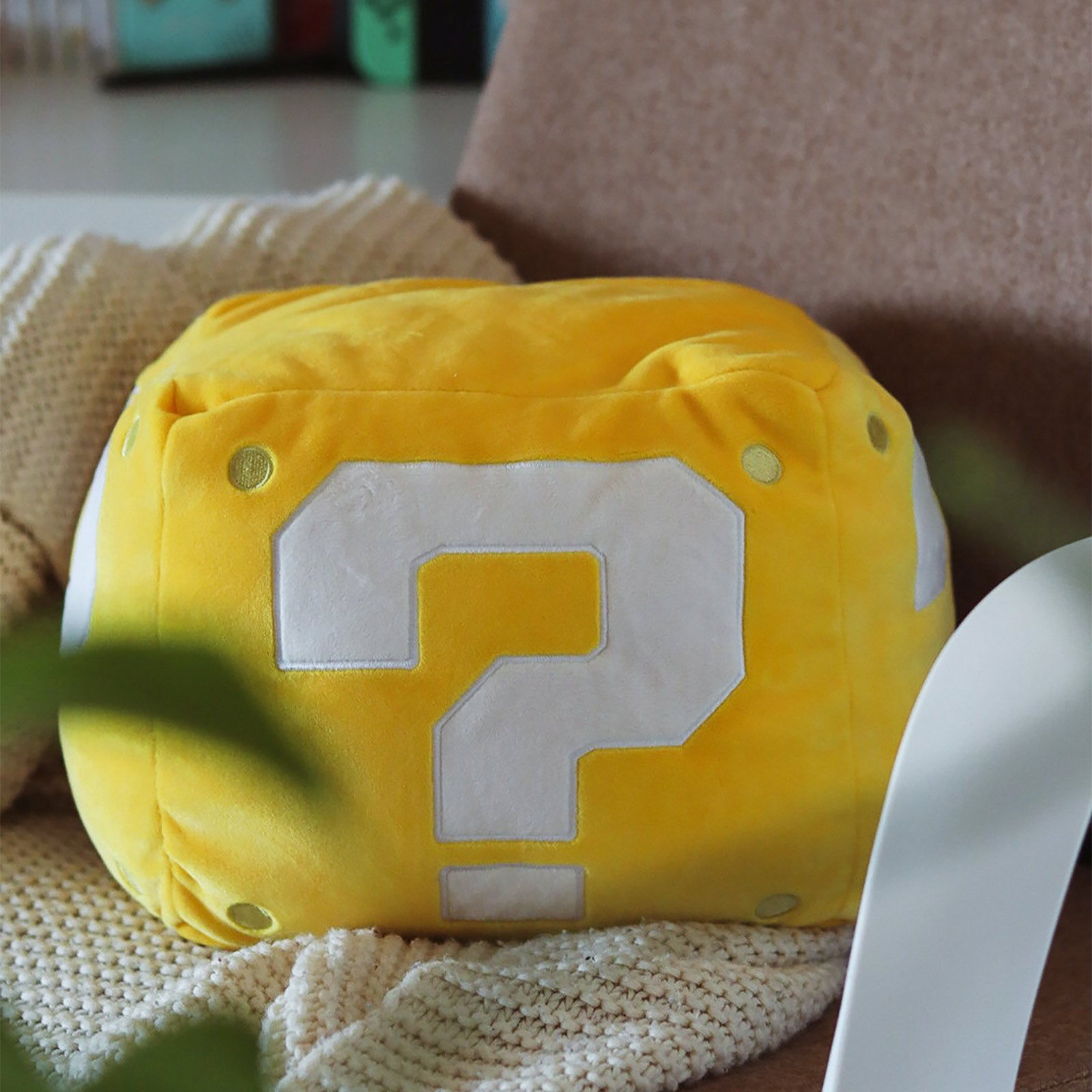 Product image Super Mario - Question Mark Block Plush Figure XL