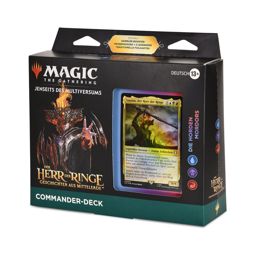 Product image The Lord of the Rings Middle Earth The Hordes of Mordor Commander Deck - Magic The Gathering
