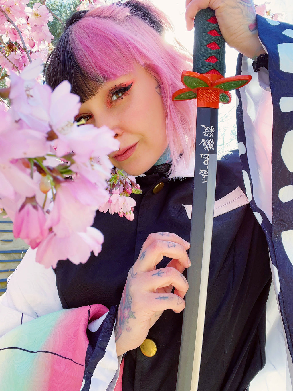 Product image Shinobu Hashira Katana Replica with Saya for Demon Slayer Fans