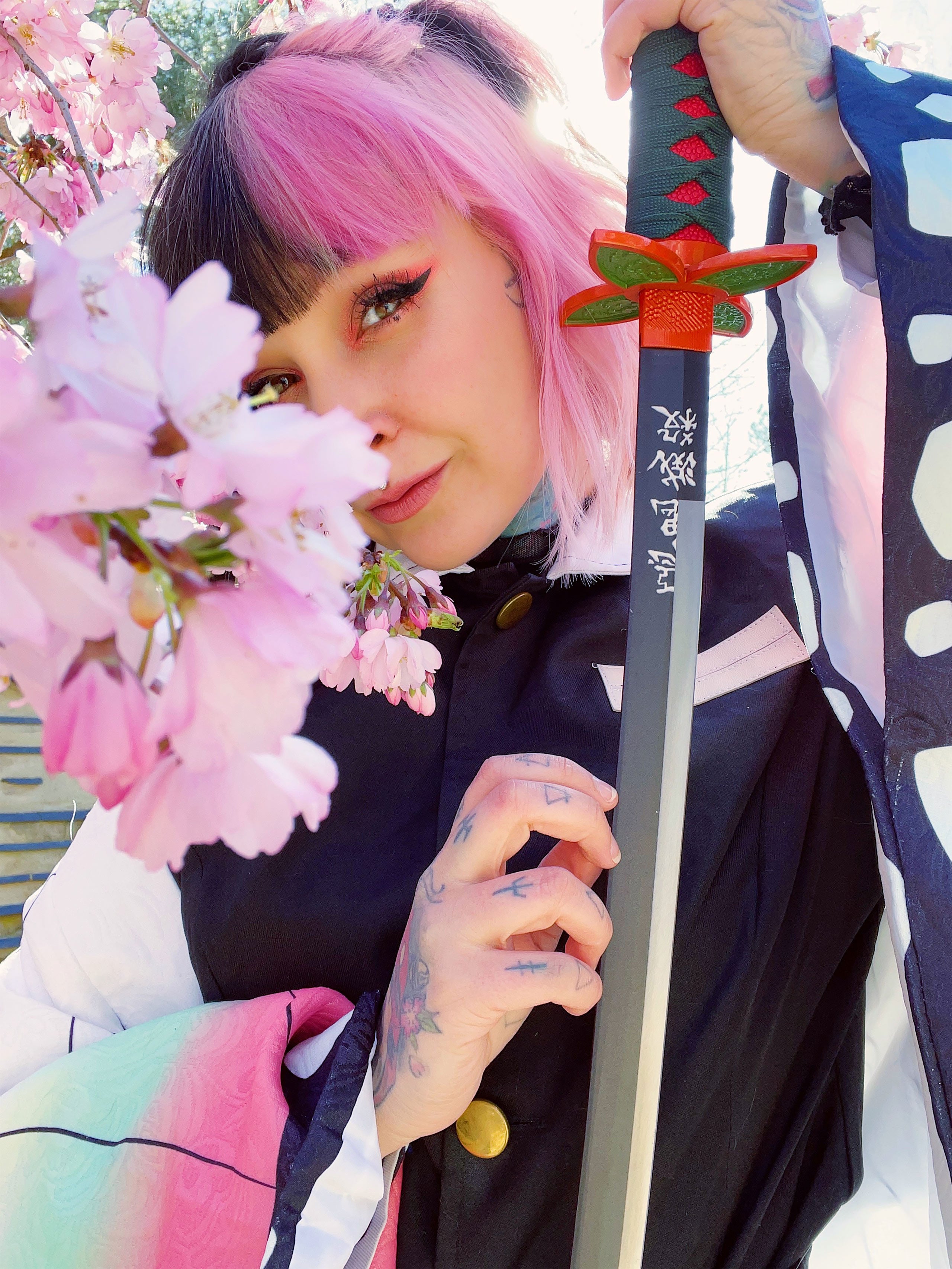 Product image Shinobu Hashira Katana Replica with Saya for Demon Slayer Fans