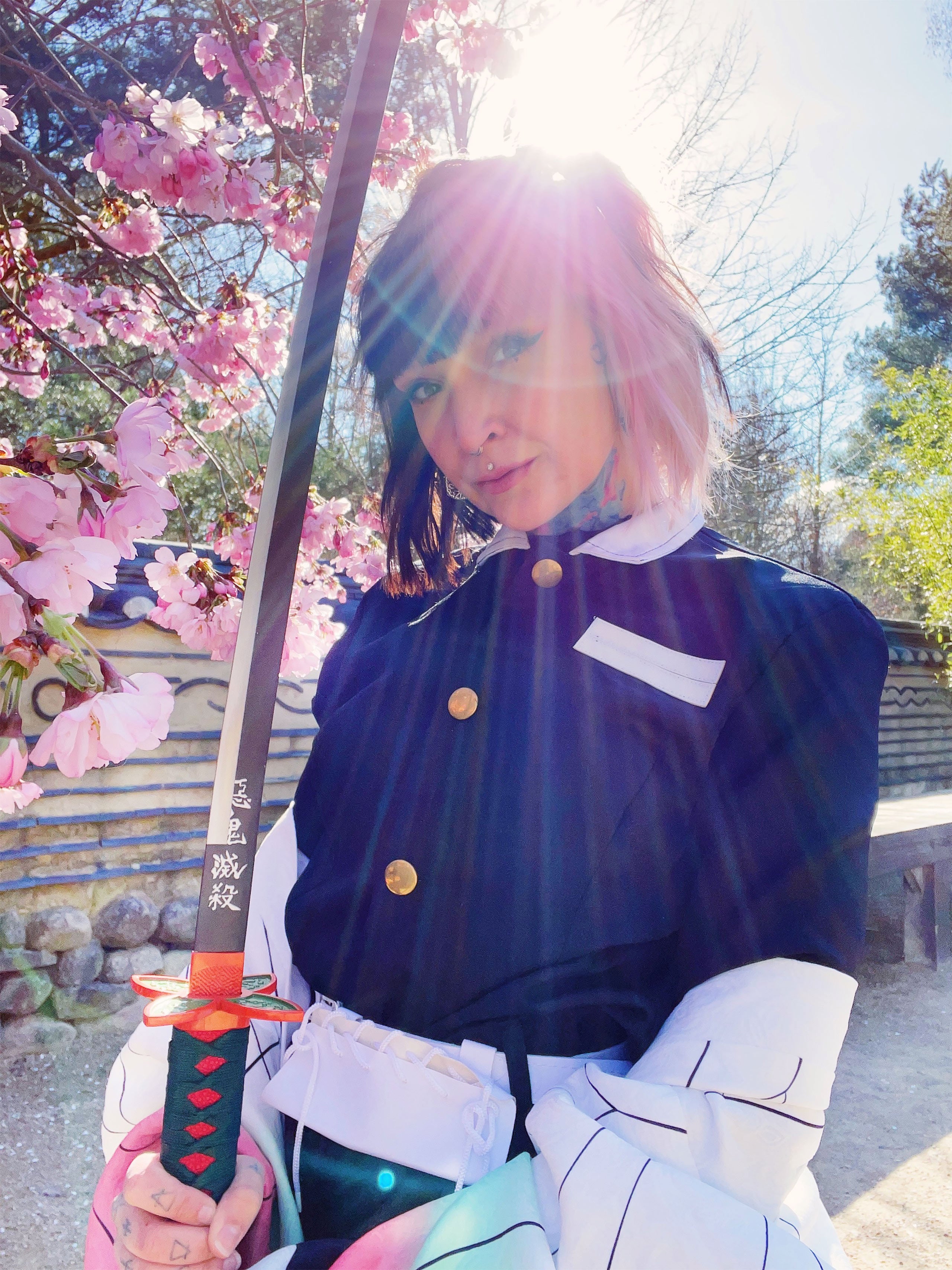 Product image Shinobu Hashira Katana Replica with Saya for Demon Slayer Fans