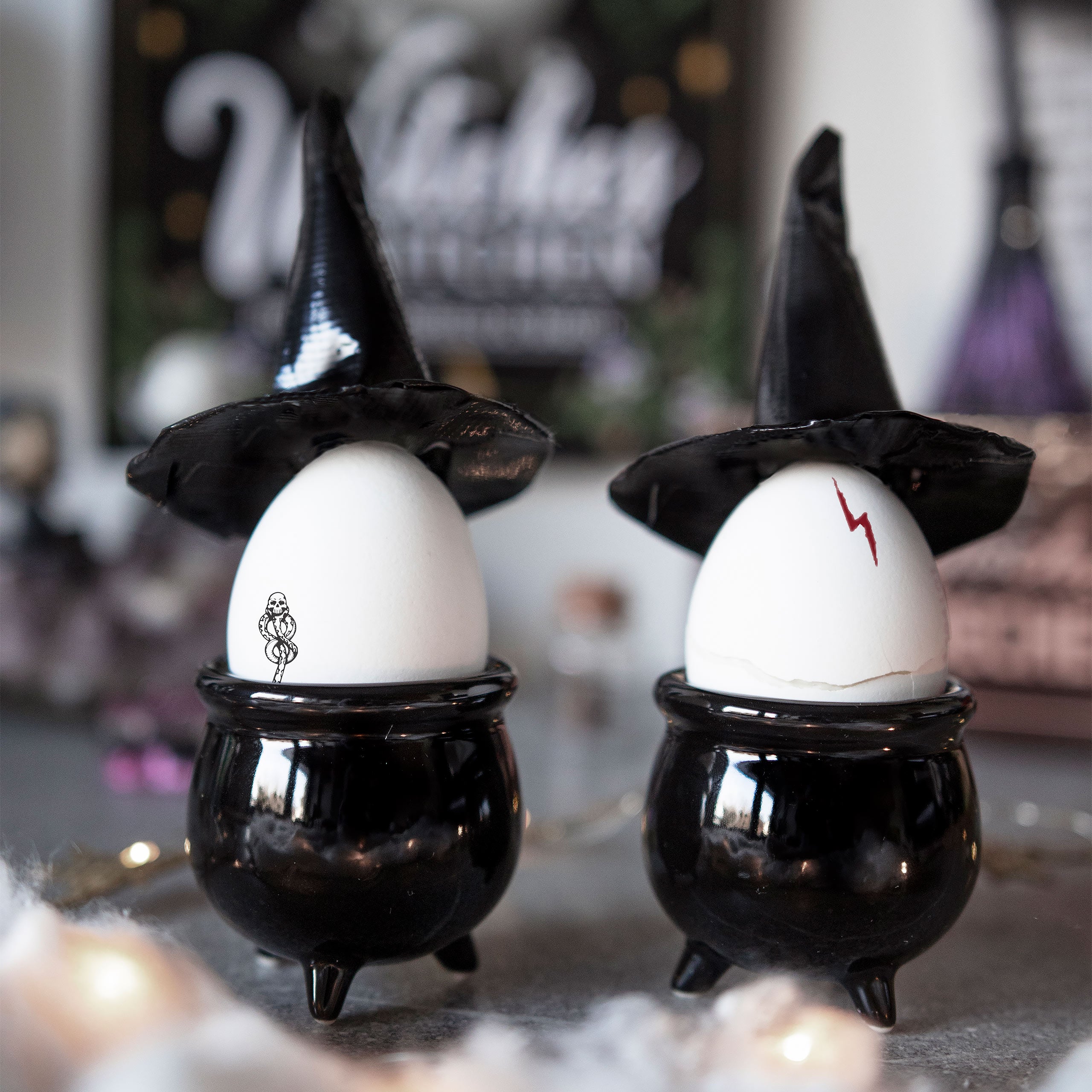 Product image Cauldron egg cup set for Harry Potter fans