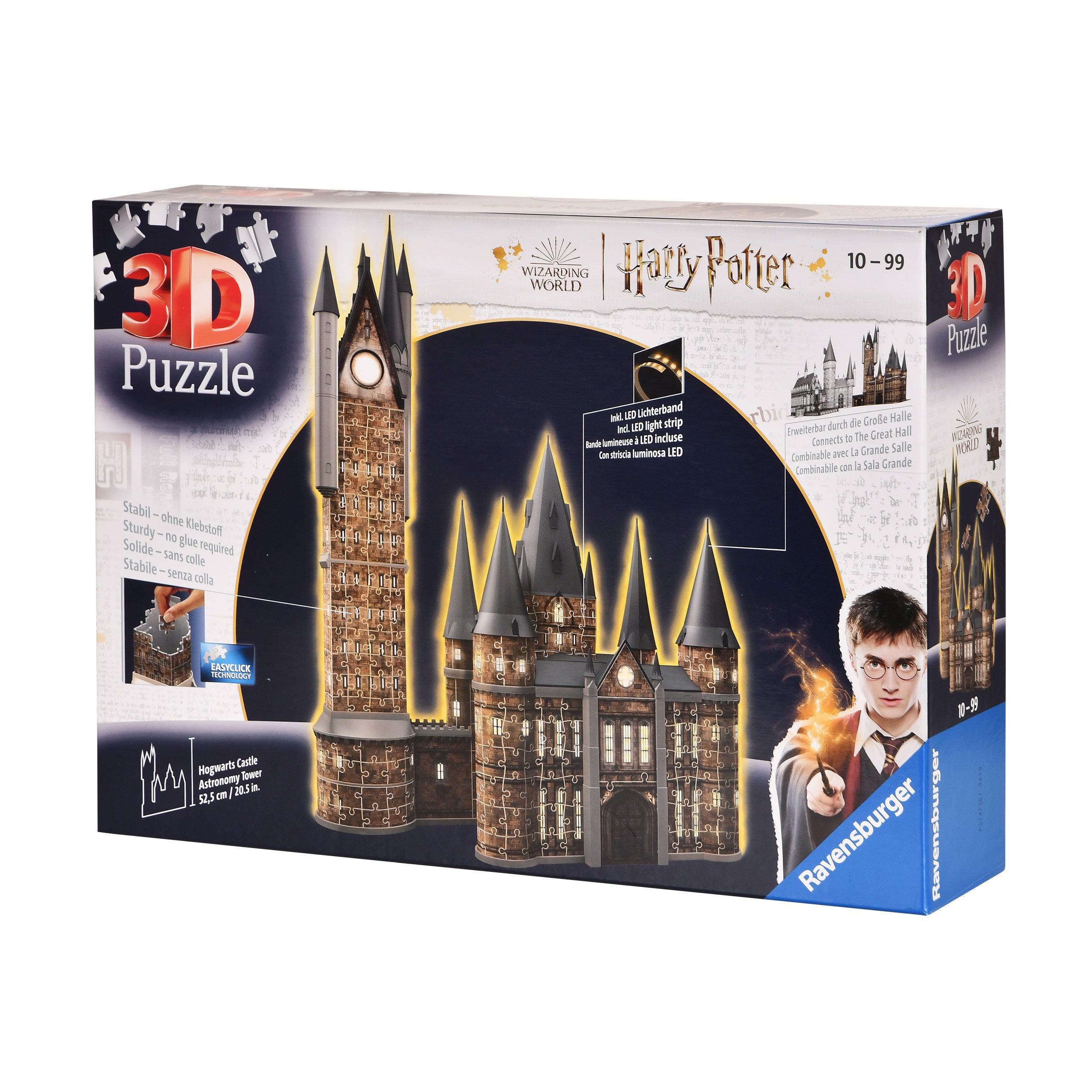 Product image Hogwarts Castle Astronomy Tower 3D Puzzle with Lighting - Harry Potter