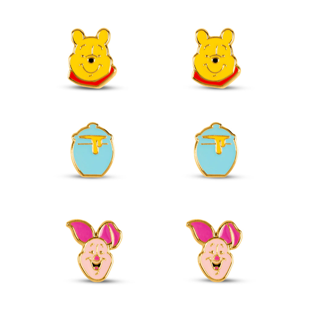 Product image Winnie the Pooh - Set of 3 Stud Earrings in Gift Box