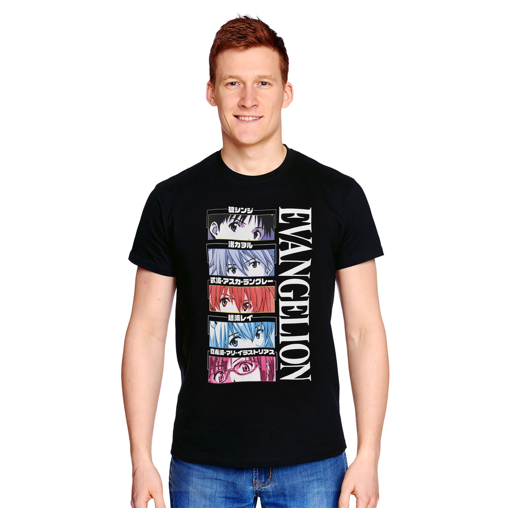 Product image Evangelion - Characters Eyes T-Shirt black