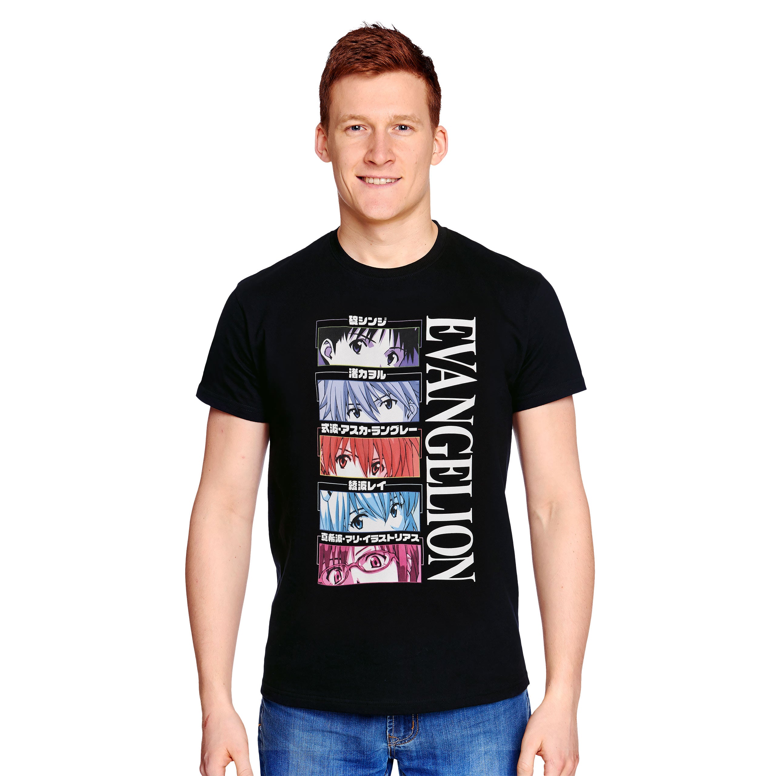 Product image Evangelion - Characters Eyes T-Shirt black