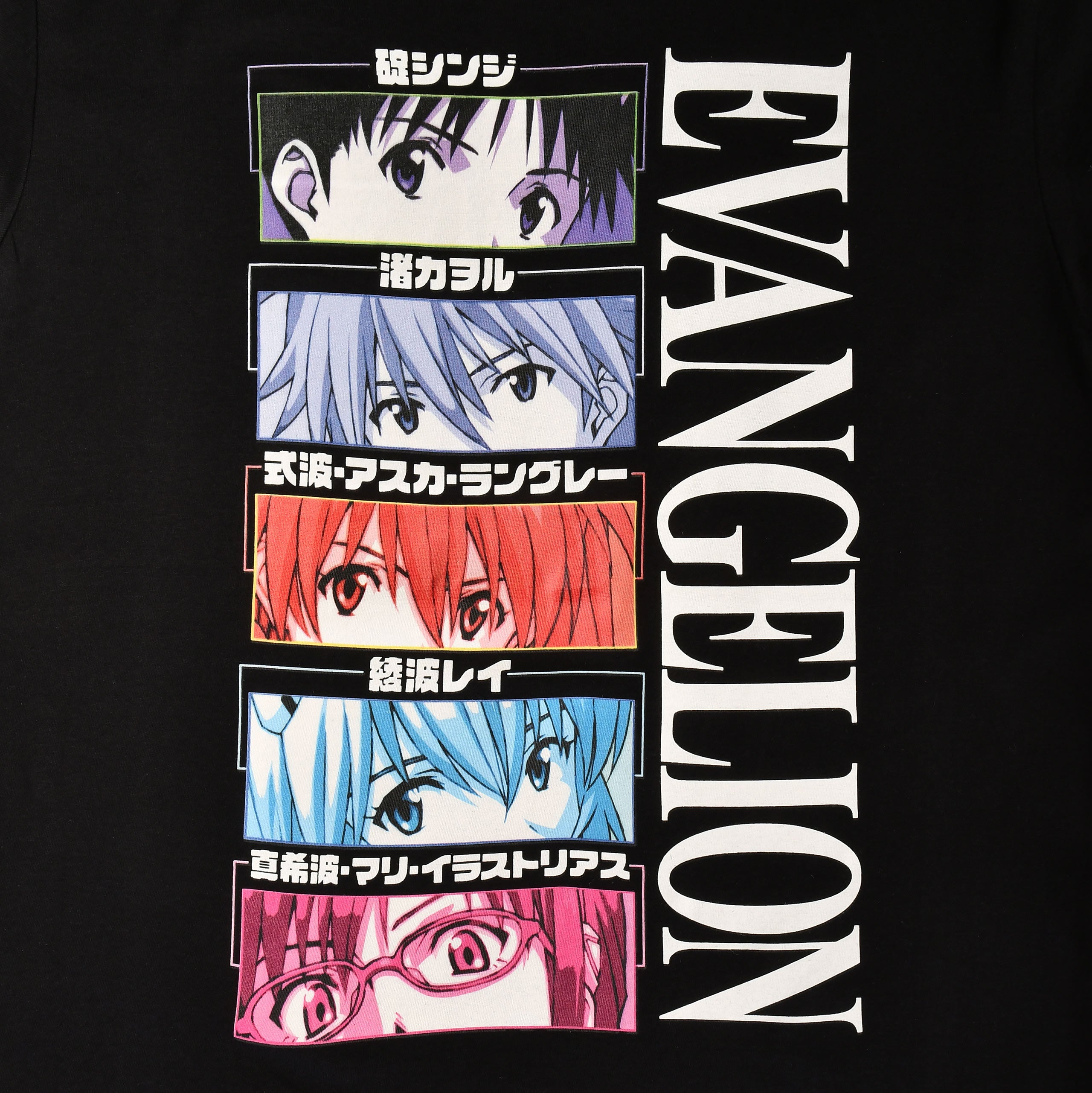 Product image Evangelion - Characters Eyes T-Shirt black