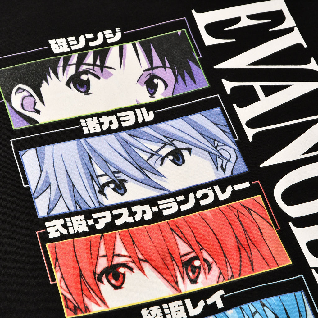 Product image Evangelion - Characters Eyes T-Shirt black