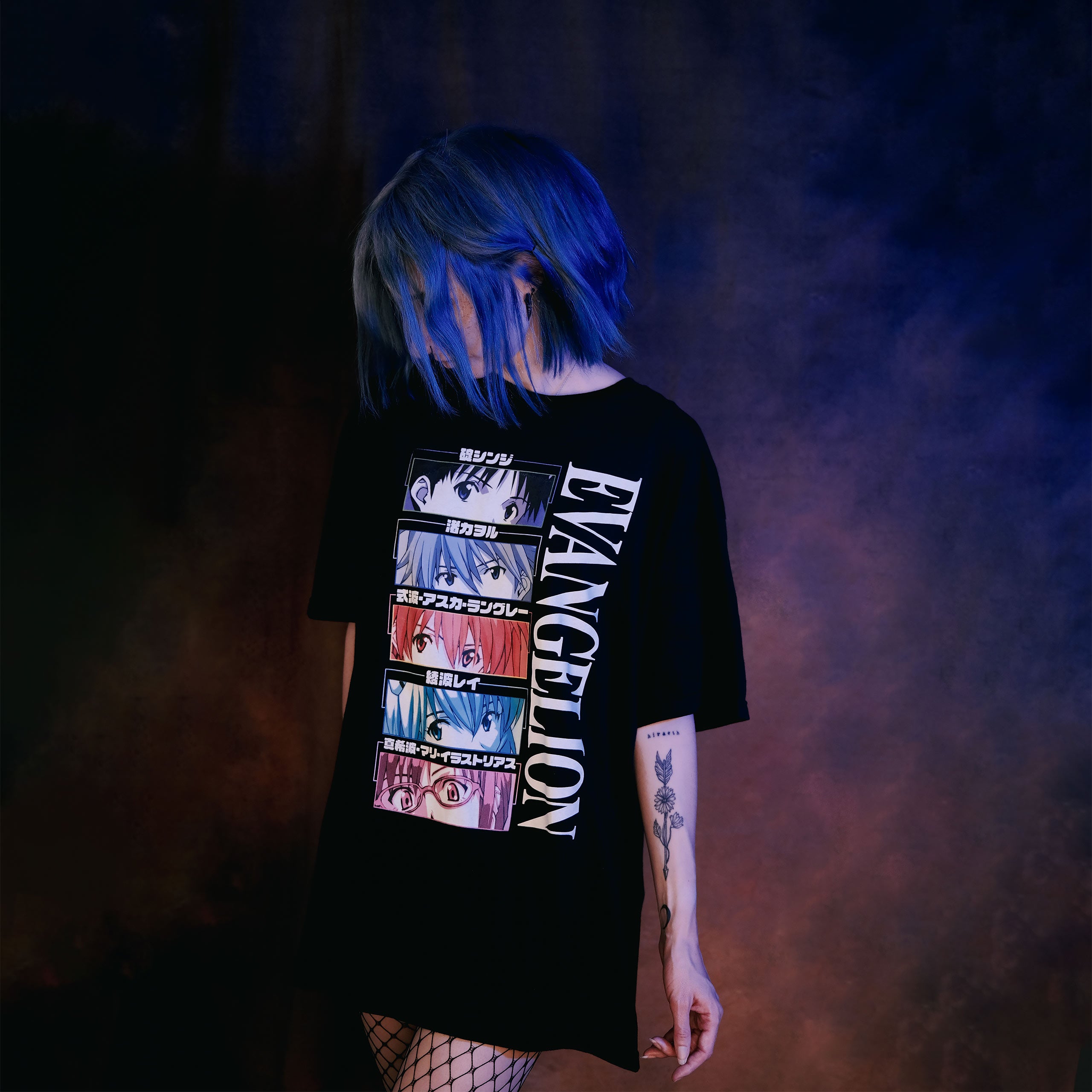 Product image Evangelion - Characters Eyes T-Shirt black