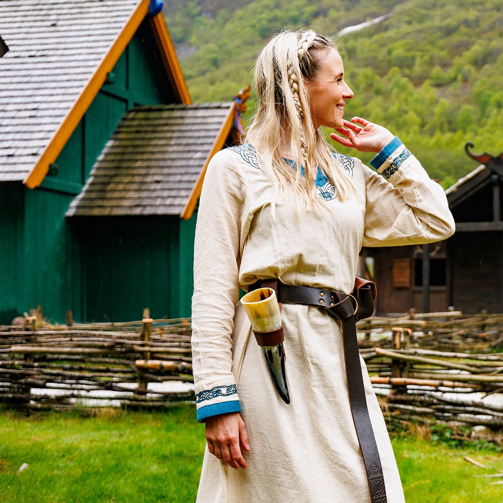 Product image Viking Dress Lagertha Beige-Blue