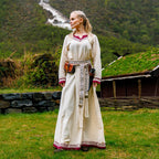 Product image Viking dress Lagertha beige-red