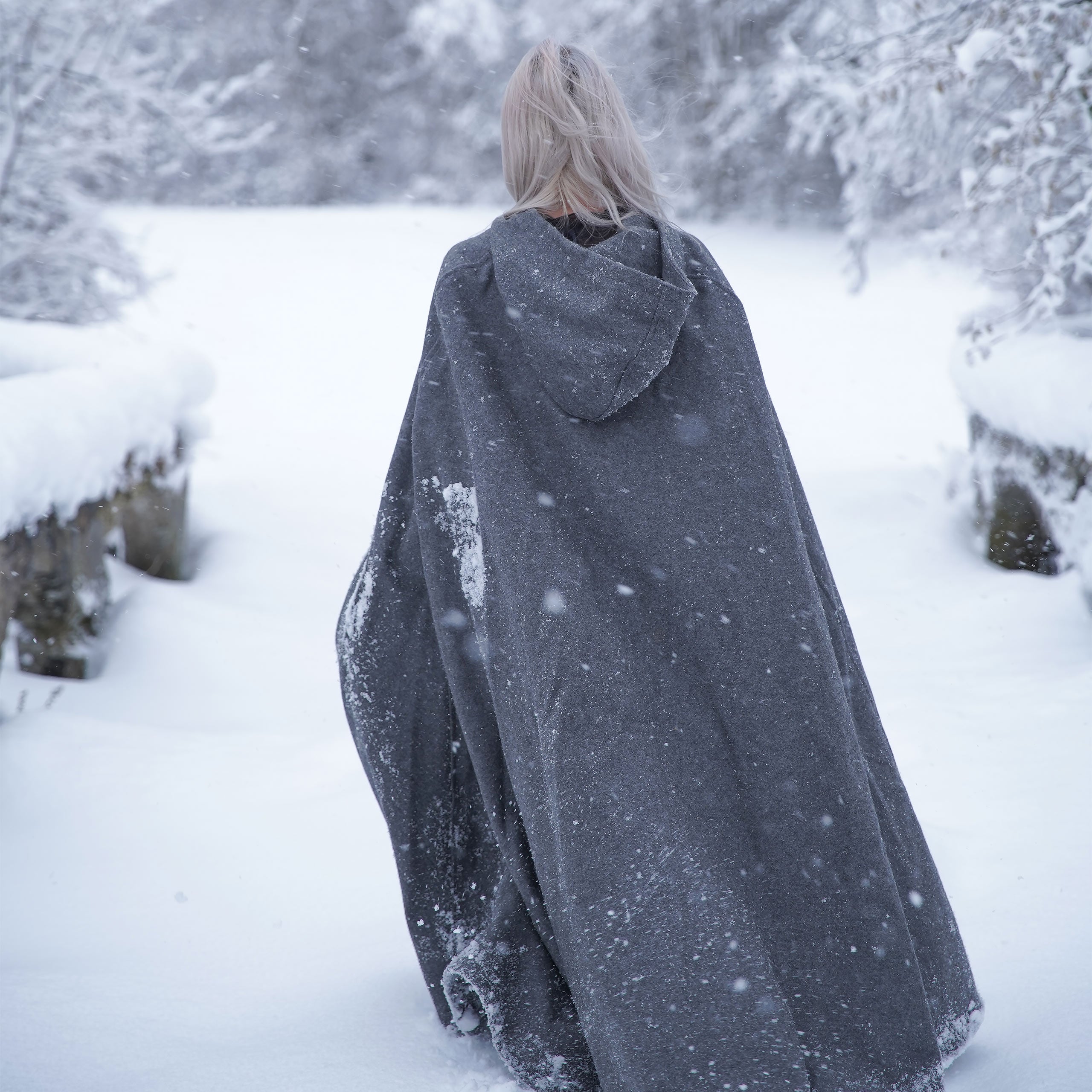 Product image Medieval Cloak Elinor grey