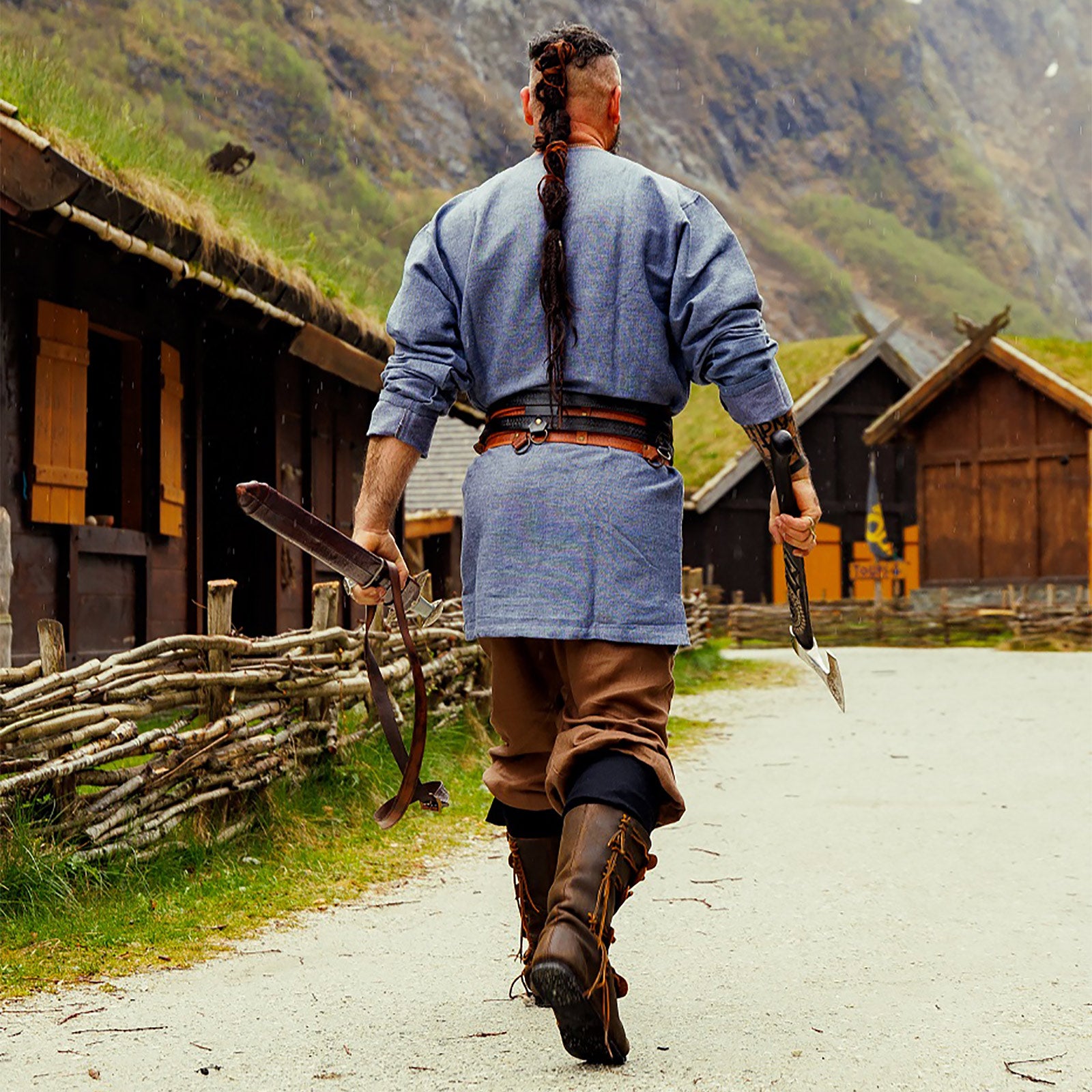 Product image Viking tunic Torsten blue-gray