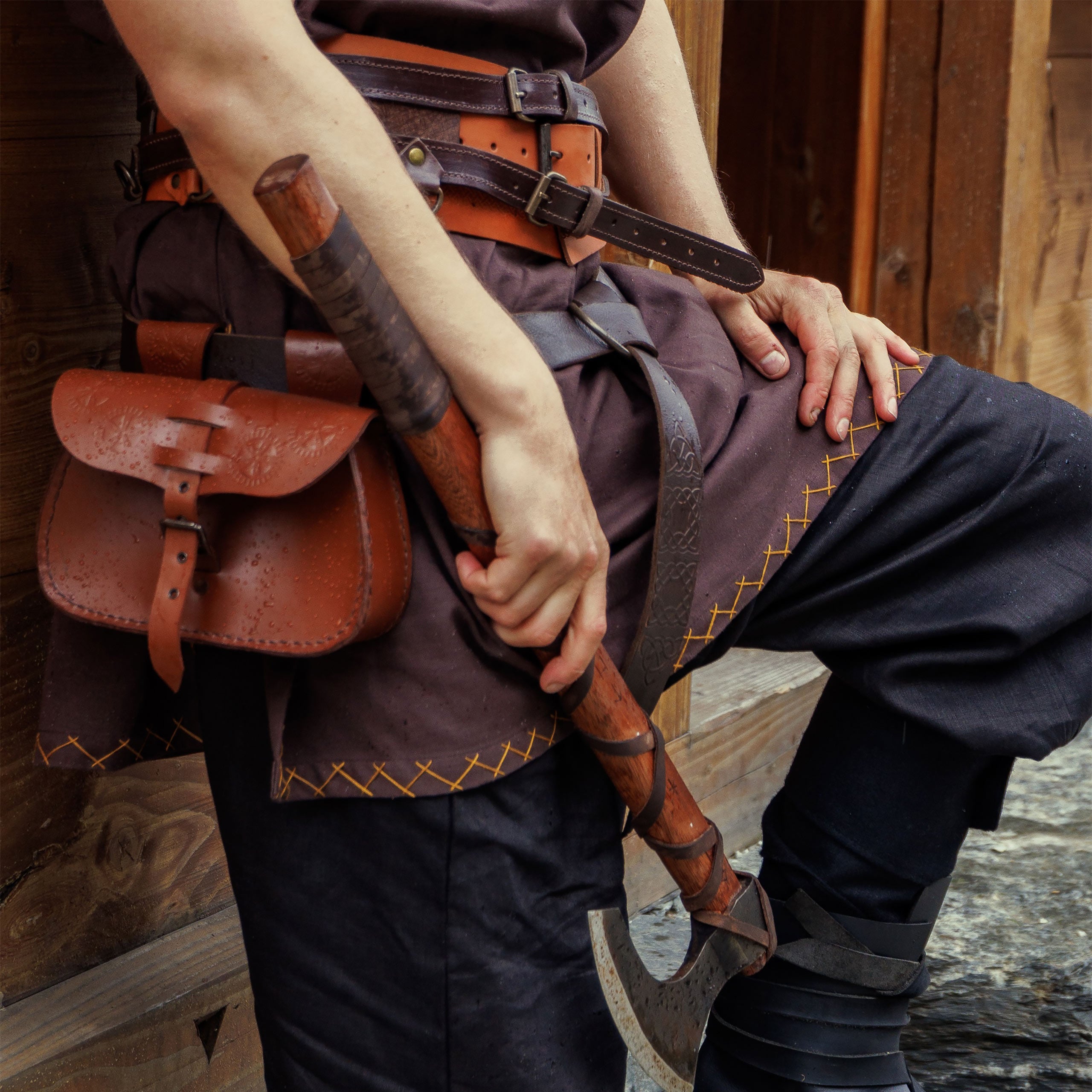 Product image Viking Tunic Harbard Short Sleeve Brown