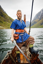 Product image Medieval tunic short sleeve Theobald blue