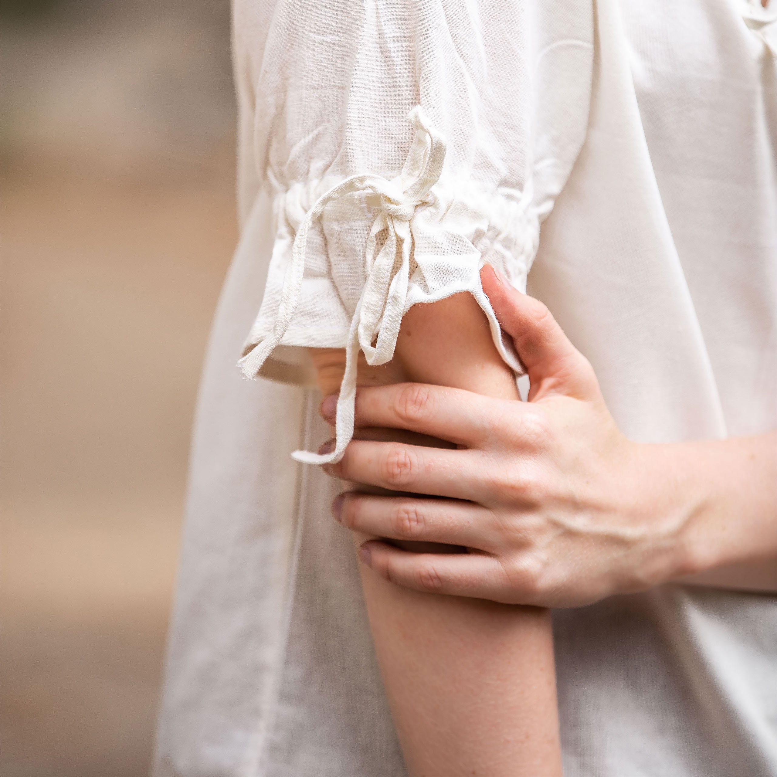 Product image Medieval Short Sleeve Blouse Vera Beige