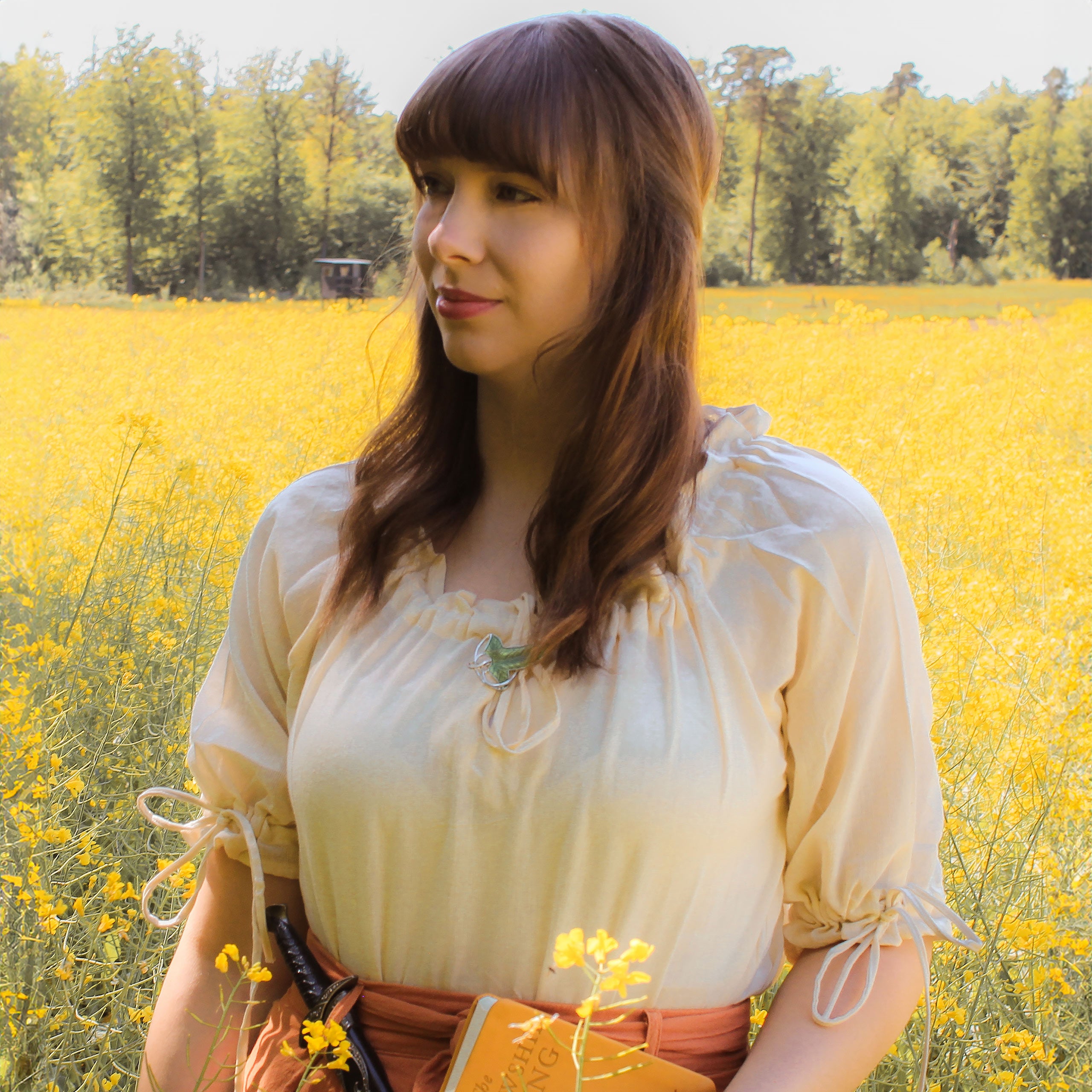 Product image Medieval Short Sleeve Blouse Vera Beige