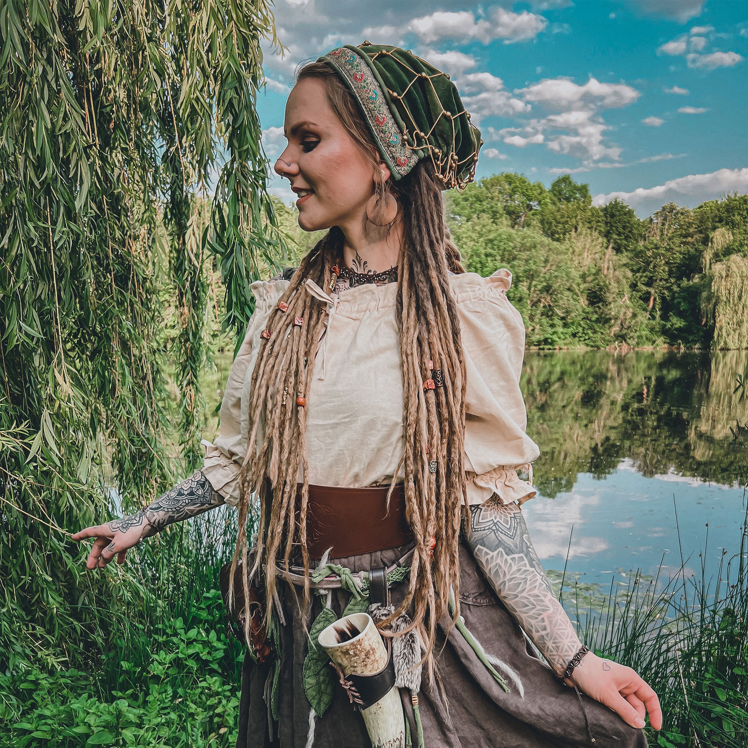 Product image Medieval Blouse Short Sleeve Vera hemp