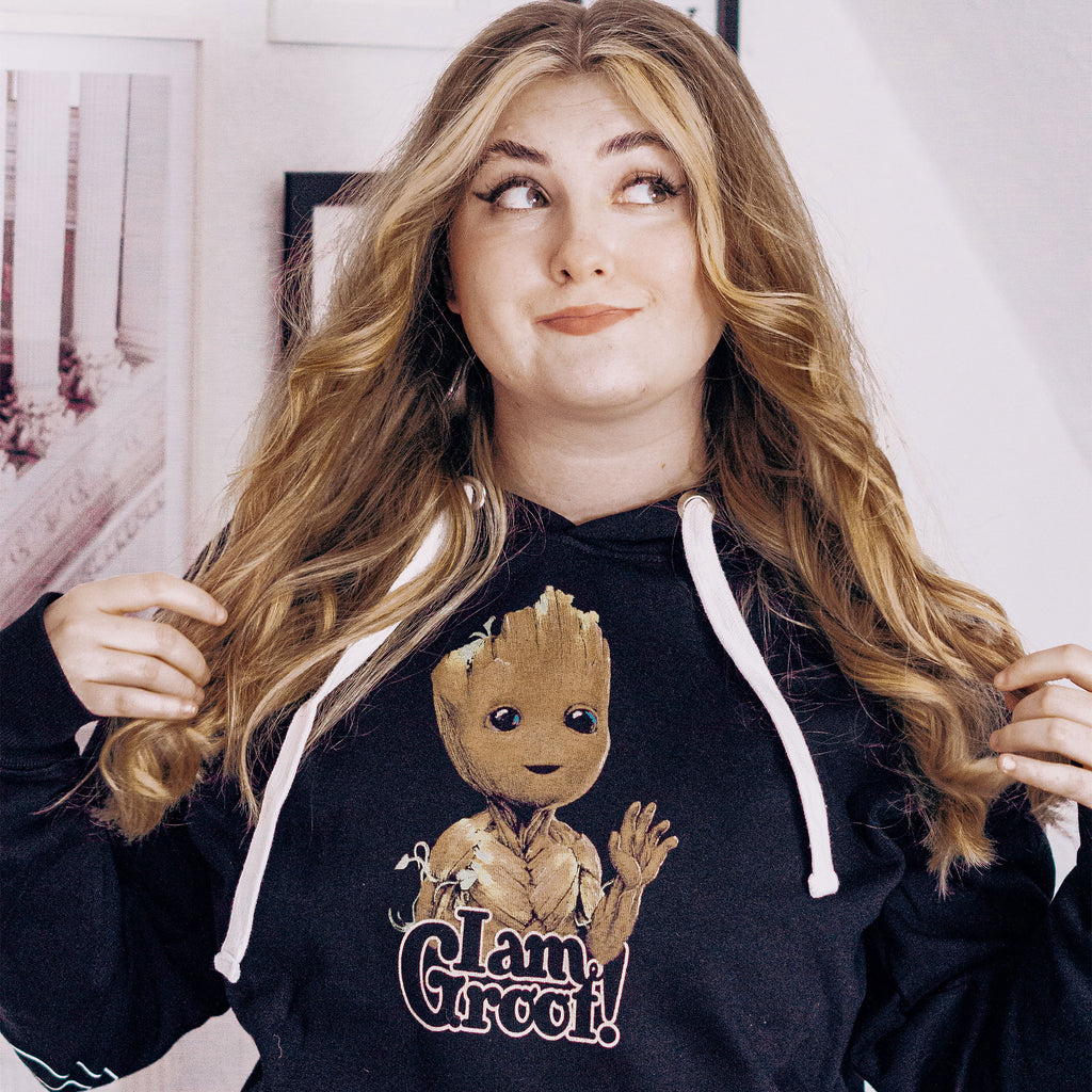Product image Guardians of the Galaxy - I Am Groot Hoodie Black