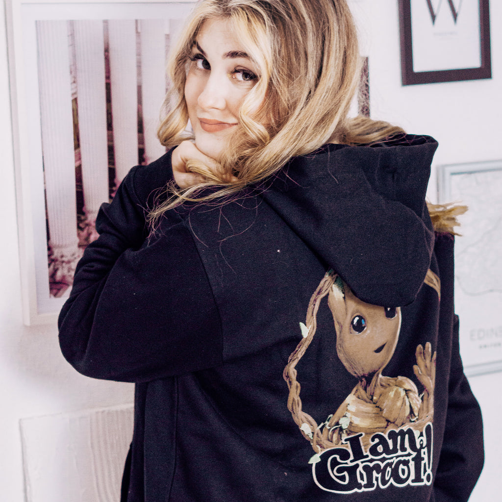 Product image Guardians of the Galaxy - I Am Groot Hoodie Black