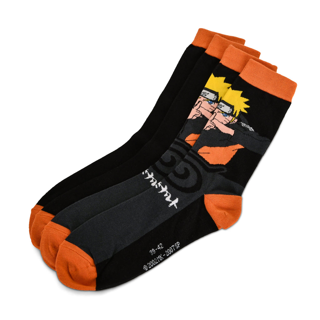 Product image Naruto Shippuden - Naruto Uzumaki Freegun Socks 2 Pair Set
