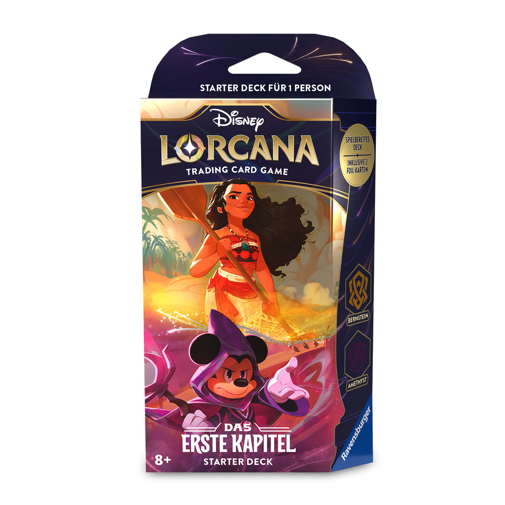Product image Disney Lorcana Amber and Amethyst Starter Set - The First Chapter Trading Card Game