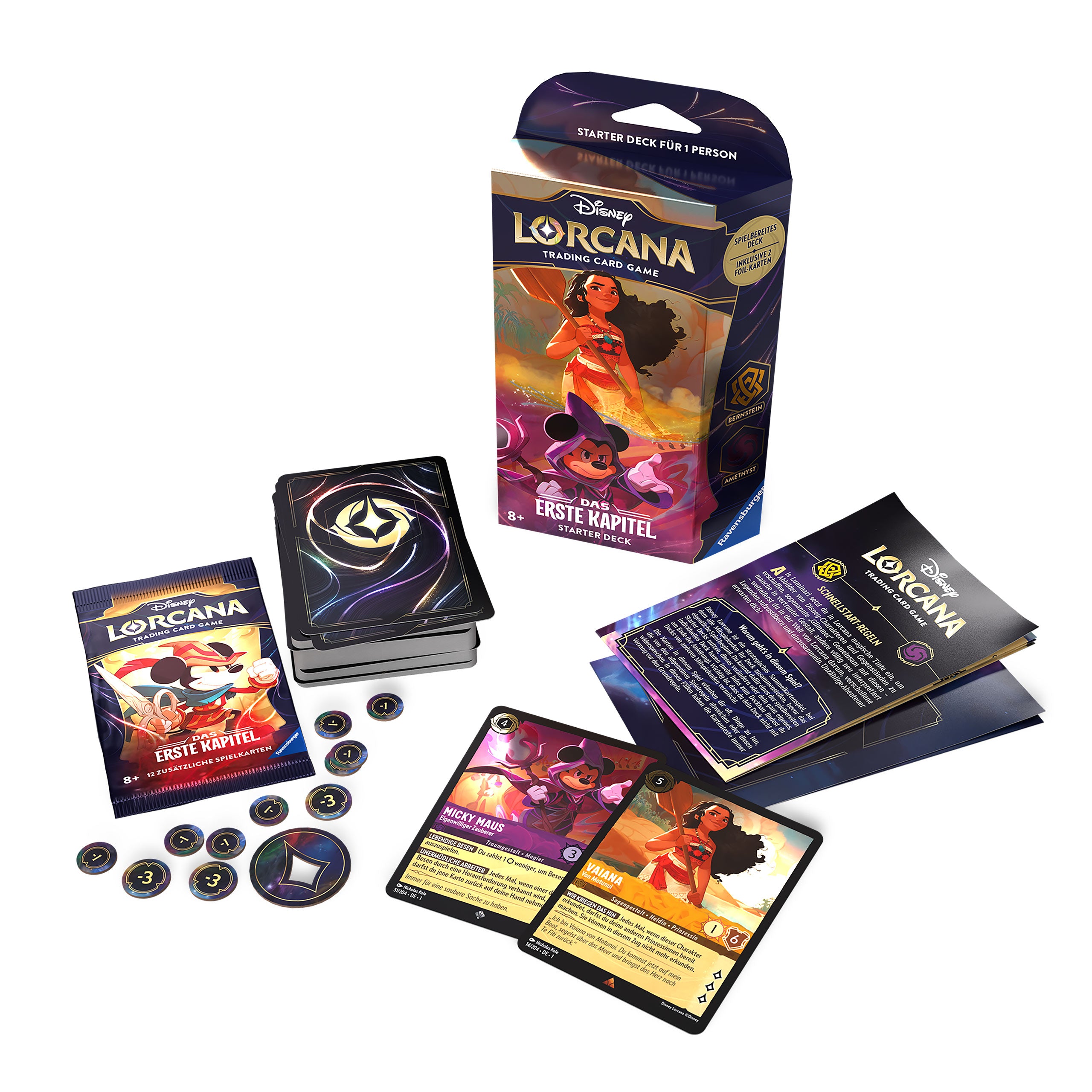 Product image Disney Lorcana Amber and Amethyst Starter Set - The First Chapter Trading Card Game