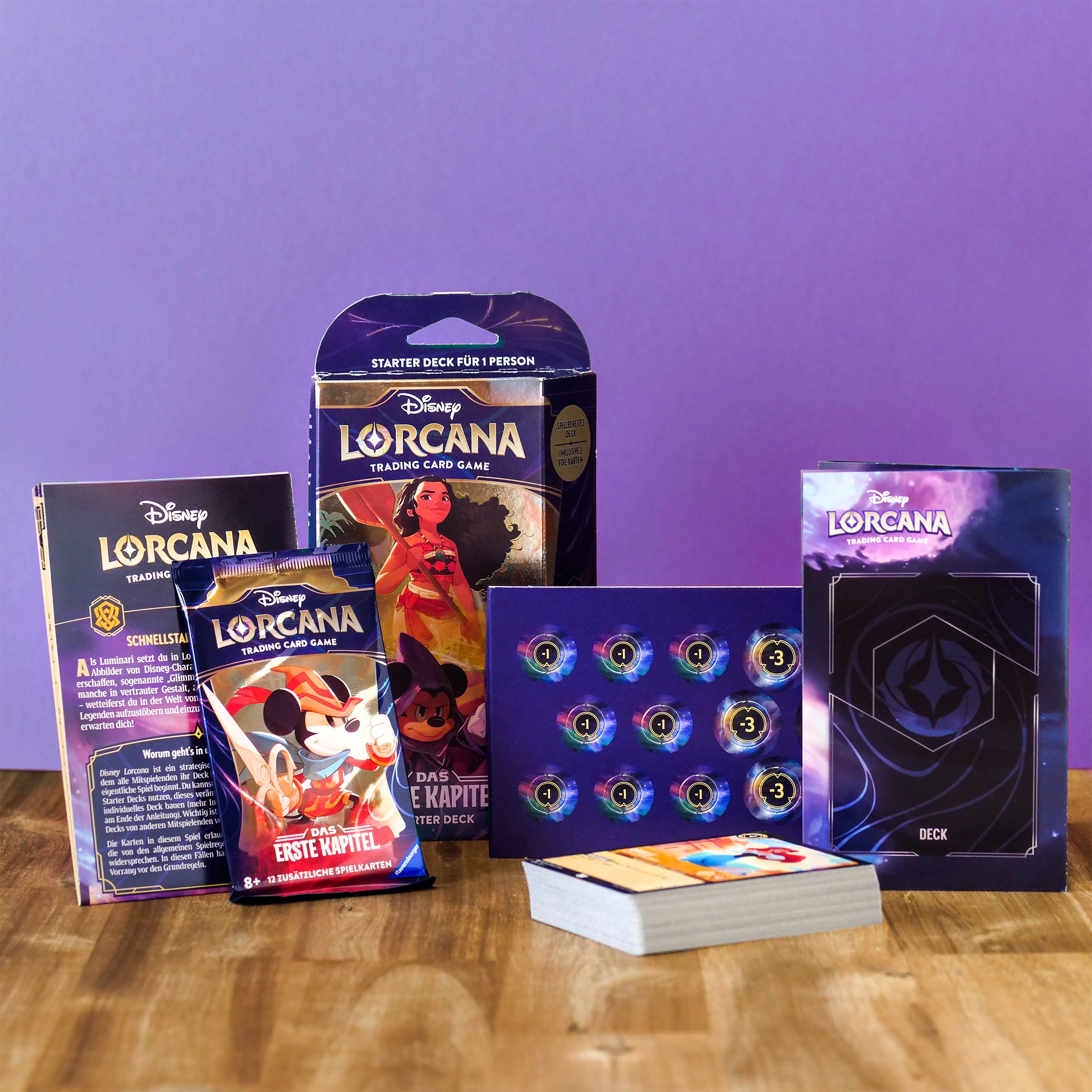 Product image Disney Lorcana Amber and Amethyst Starter Set - The First Chapter Trading Card Game