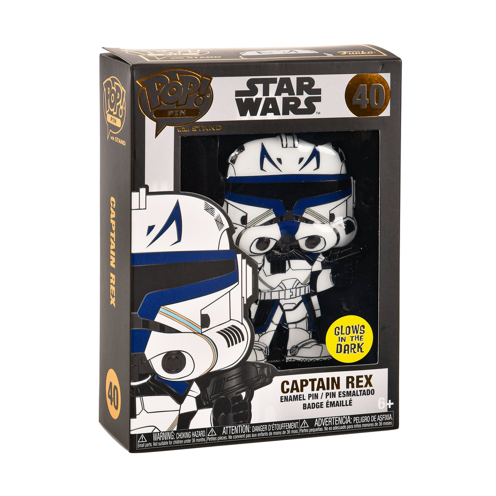 Product image Star Wars The Clone Wars - Captain Rex Glow in the Dark Funko Pop Pin 10 cm