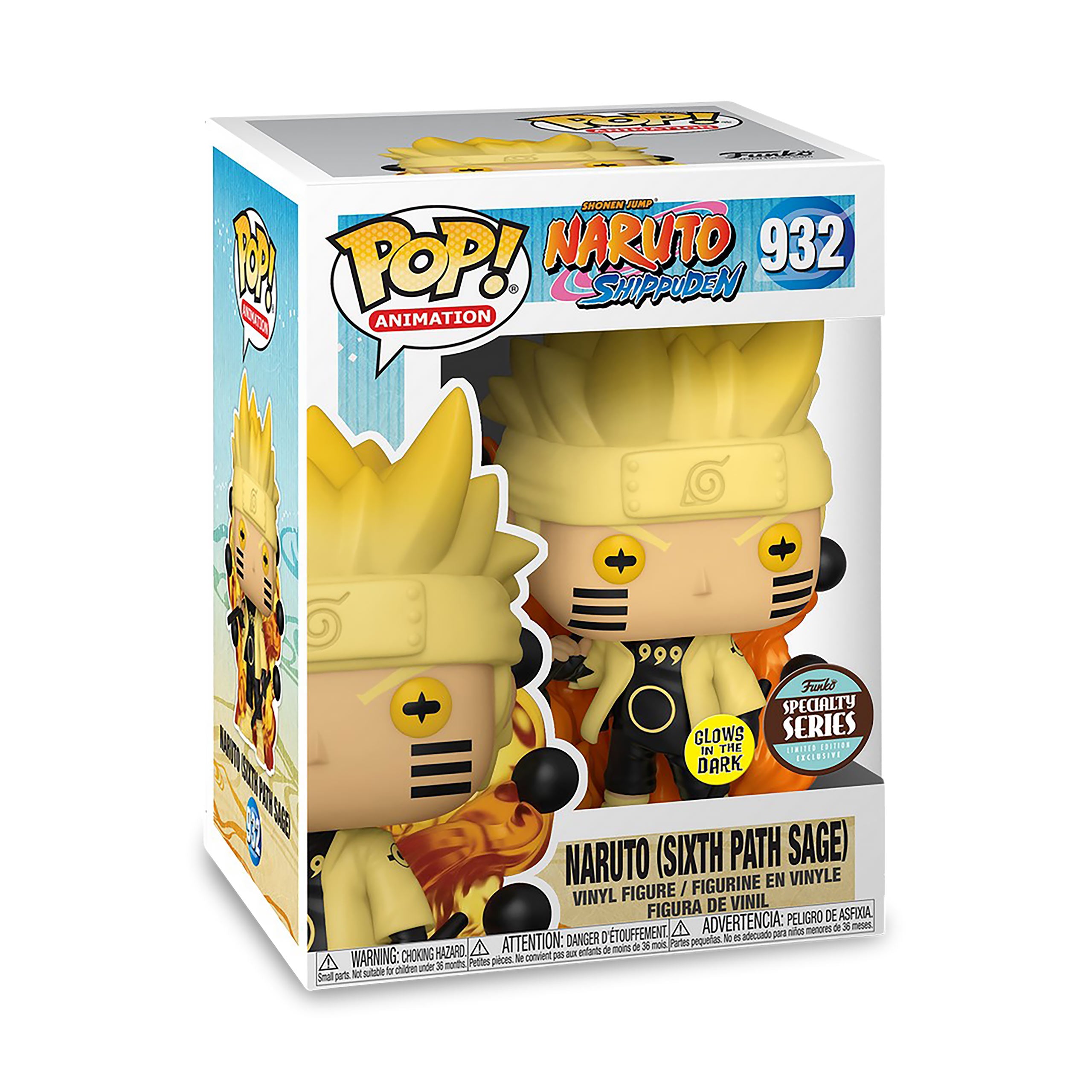 Product image Naruto Shippuden - Naruto Sixth Path Sage Glow in the Dark Funko Pop Figure