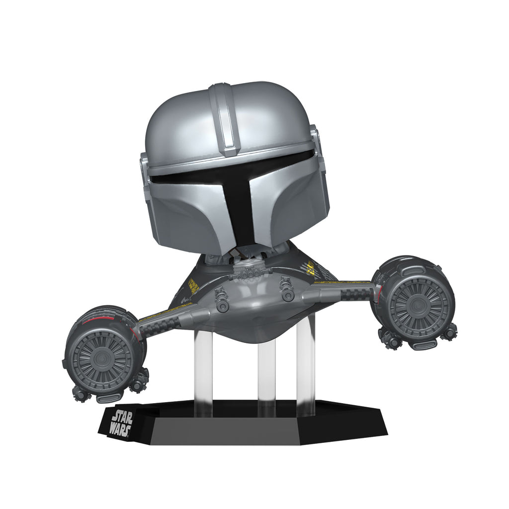 Product image Mandalorian in N1 Starfighter Funko Pop Bobblehead Figure - Star Wars The Mandalorian