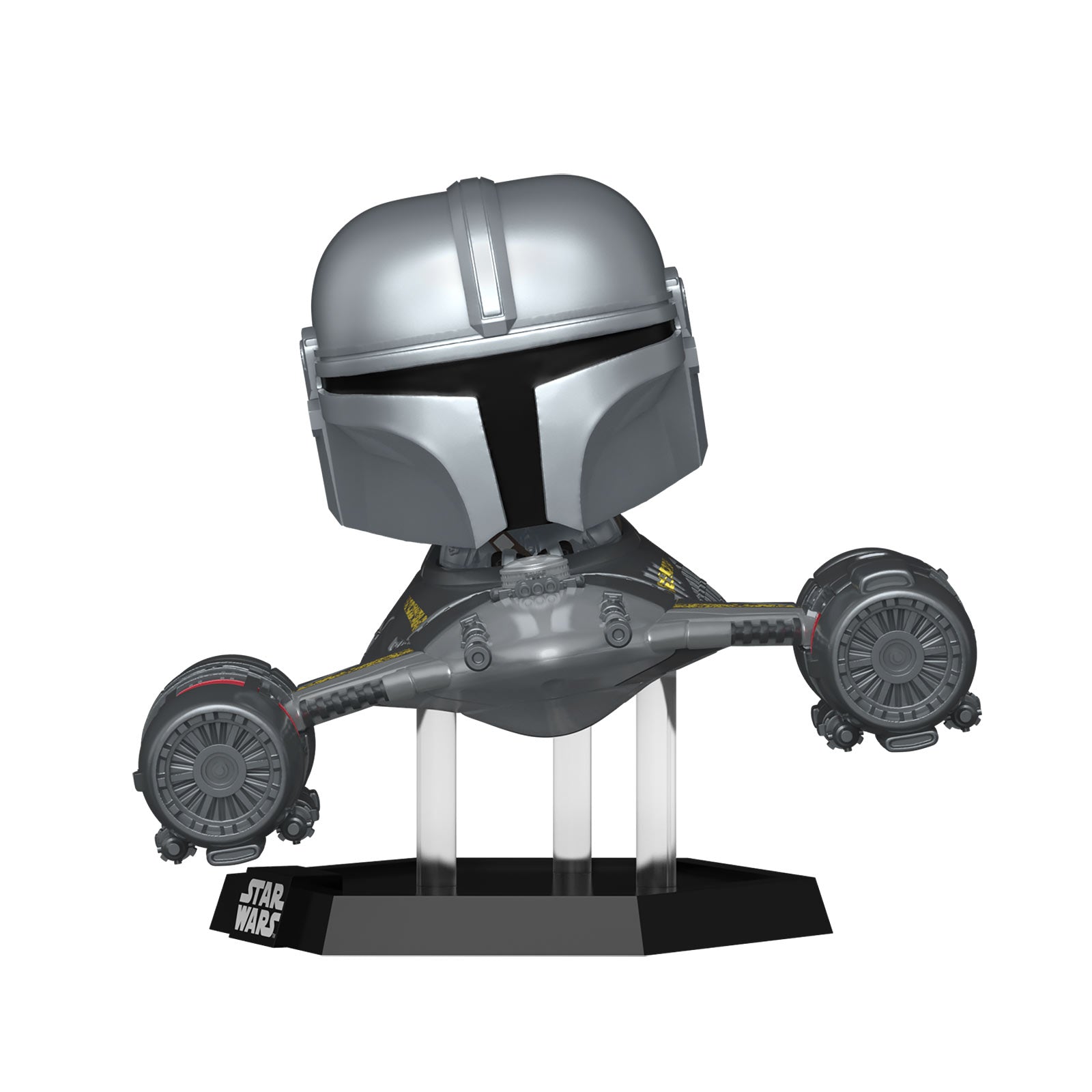 Product image Mandalorian in N1 Starfighter Funko Pop Bobblehead Figure - Star Wars The Mandalorian