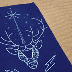 Product image Expecto Patronum towel blue - Harry Potter