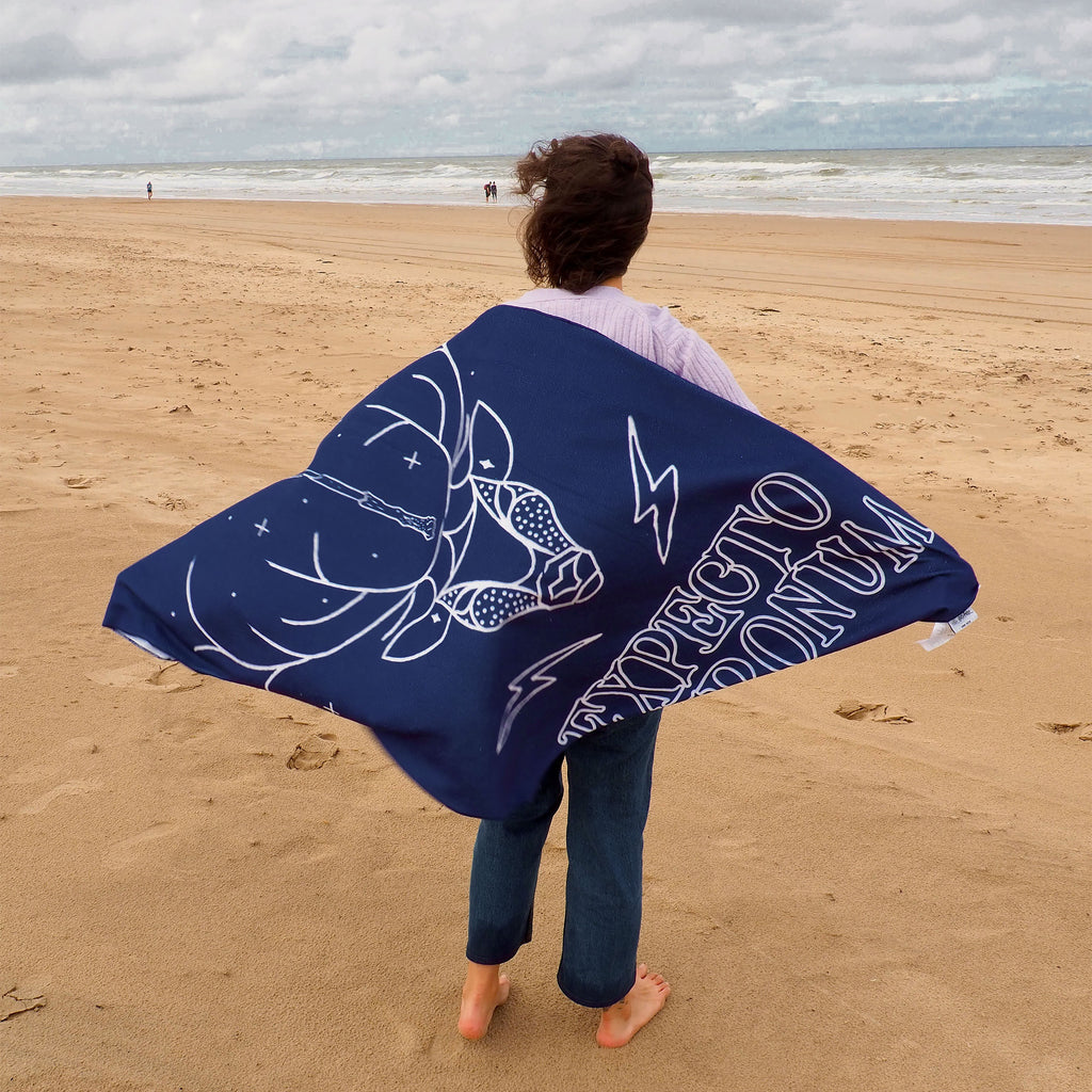 Product image Expecto Patronum towel blue - Harry Potter