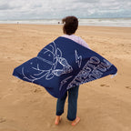 Product image Expecto Patronum towel blue - Harry Potter