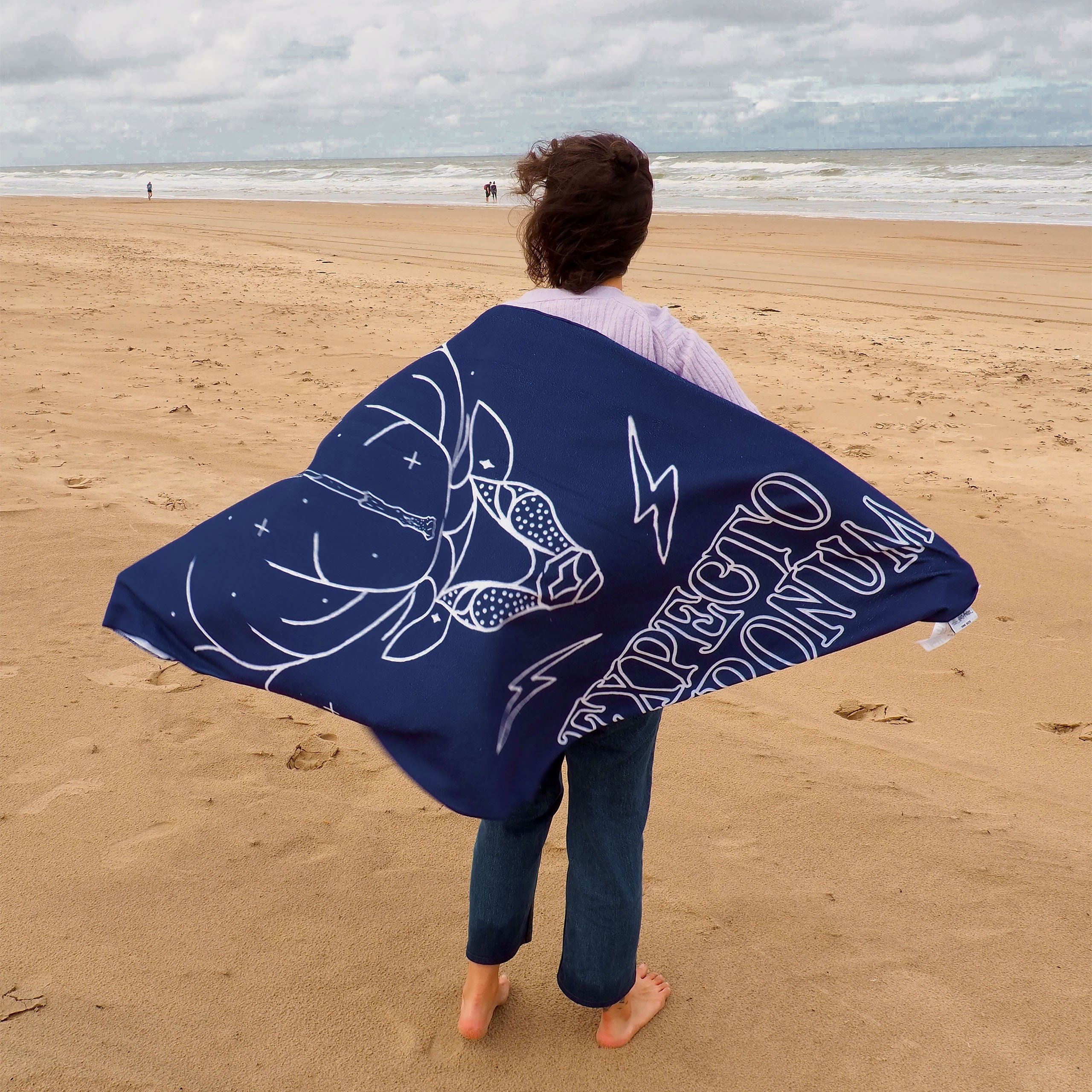 Product image Expecto Patronum towel blue - Harry Potter