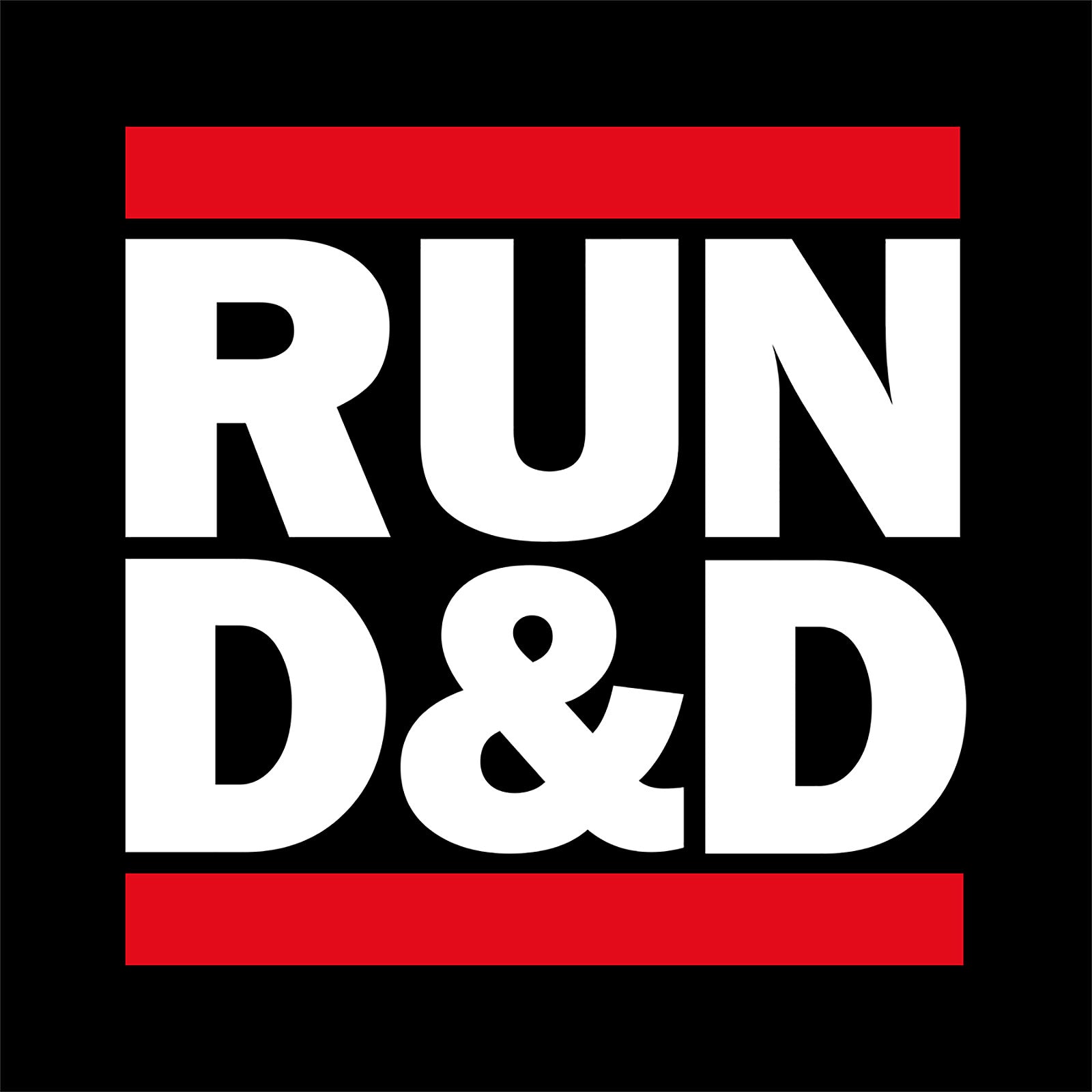 Product image Run D&D T-Shirt Black for Dungeons & Dragons Fans