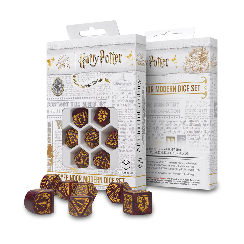 Product image Harry Potter - Gryffindor RPG Dice Set 7pc red