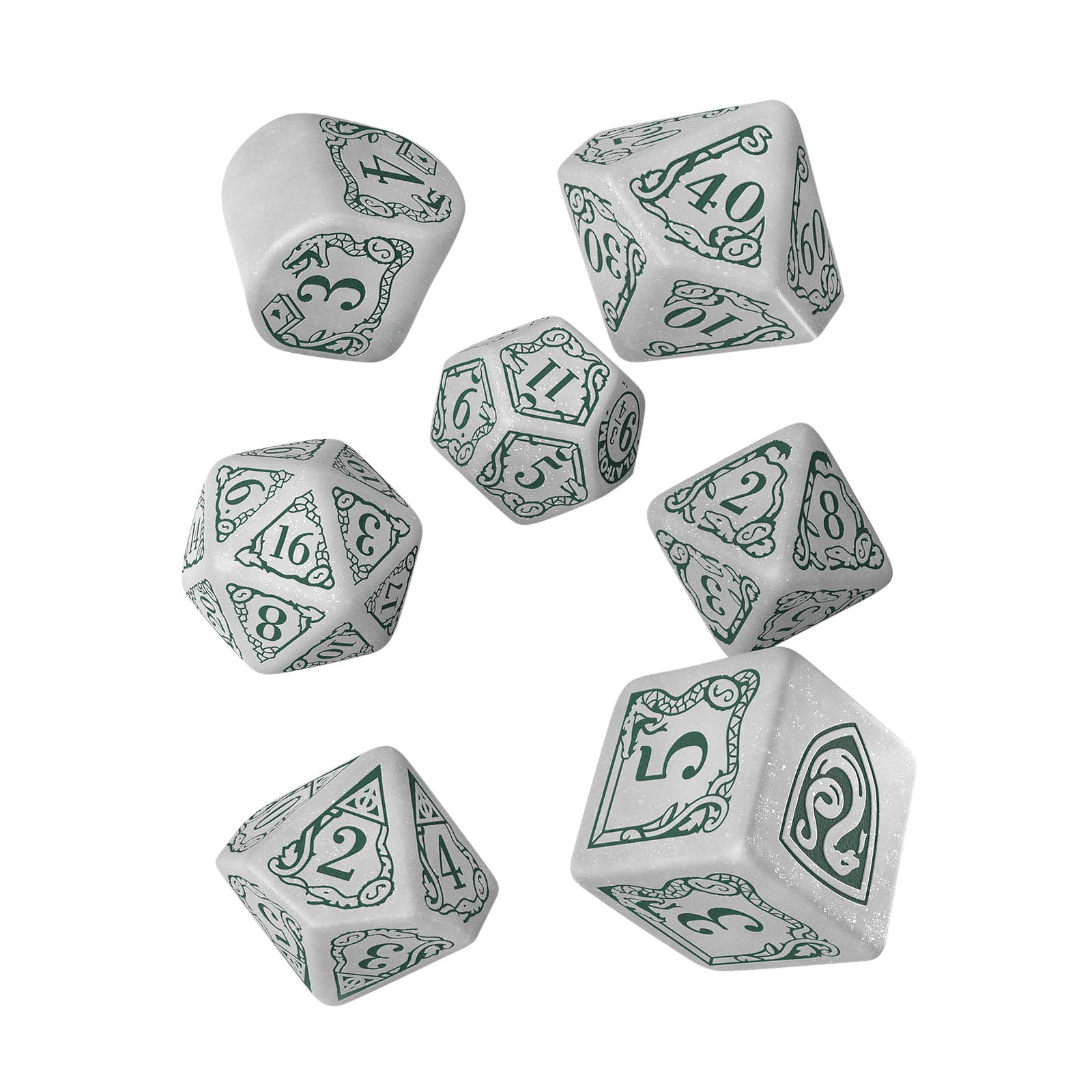 Product image Harry Potter - Slytherin RPG Dice Set 7pcs white