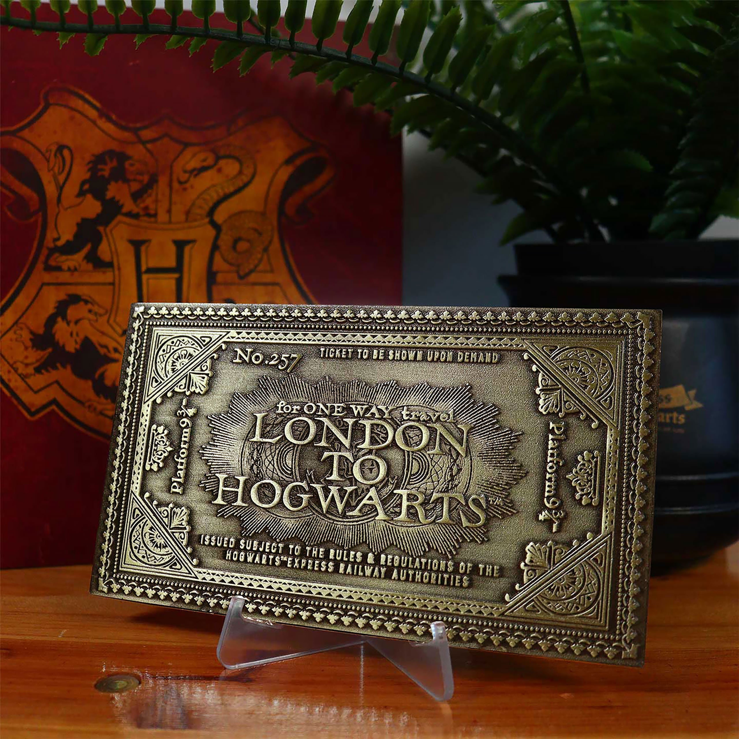 Product image Harry Potter - Hogwarts Express Antique Ticket Replica (Limited Edition)