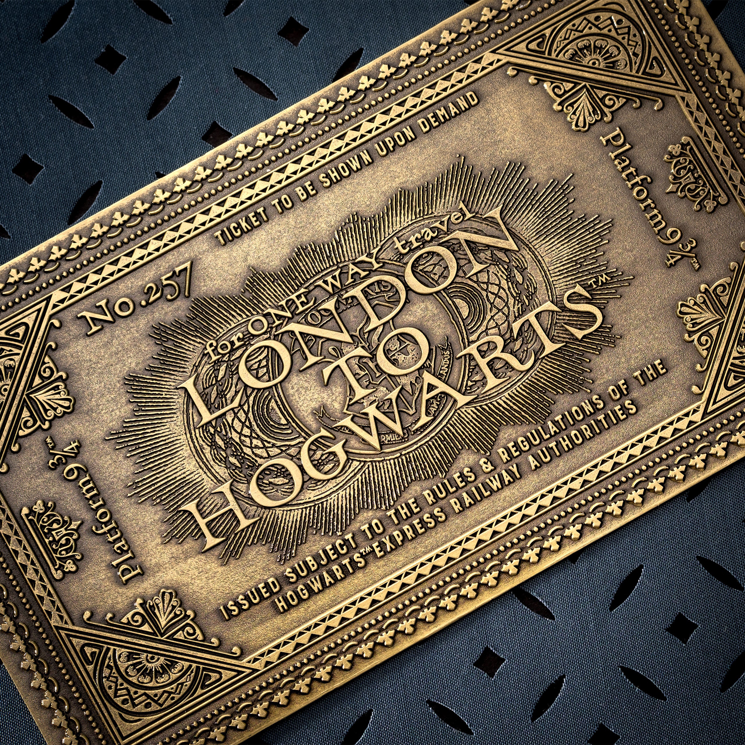 Product image Harry Potter - Hogwarts Express Antique Ticket Replica (Limited Edition)